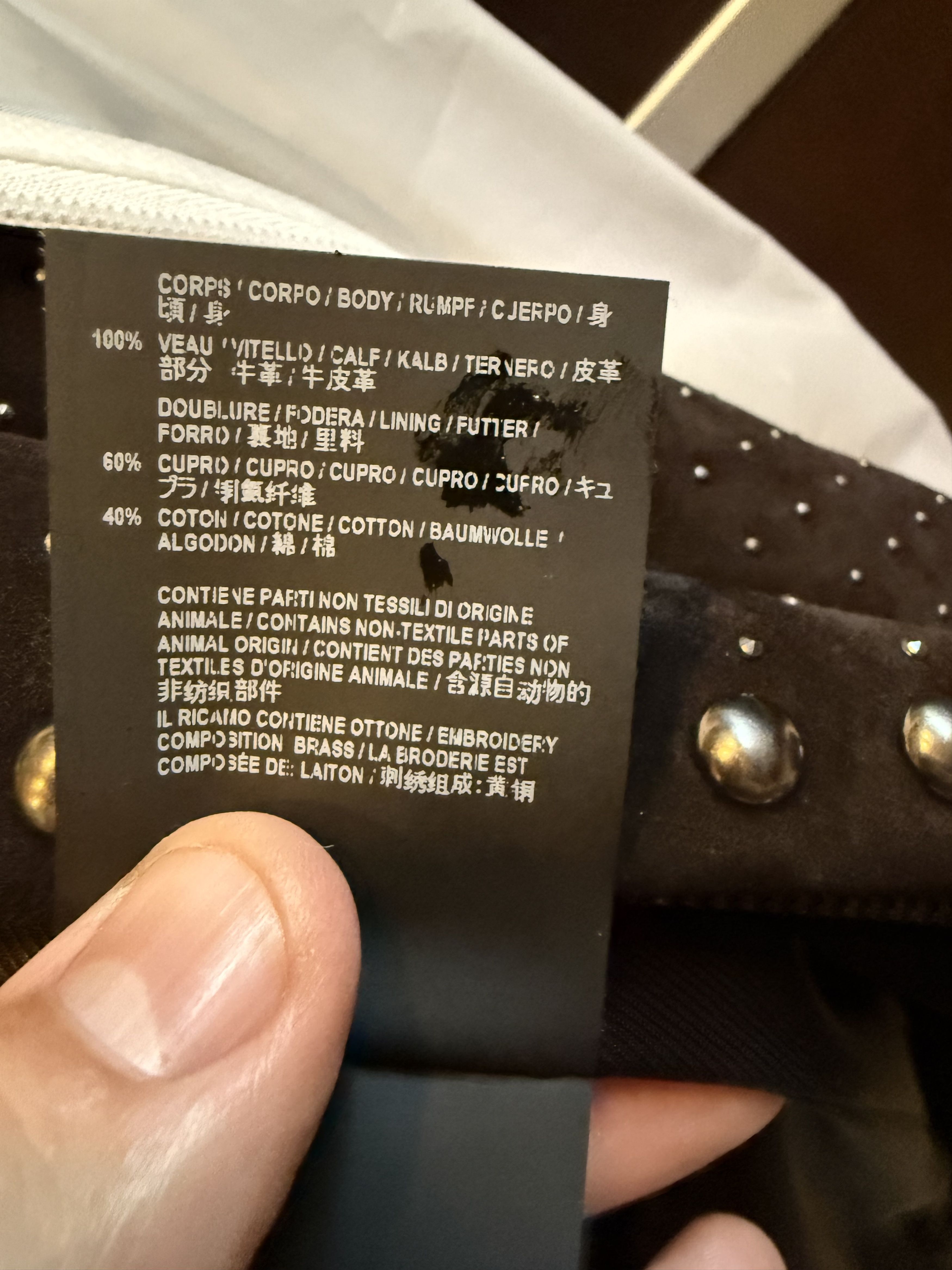 Saint Laurent Paris Saint Laurent Leather Suede Studded Jacket Size US L / EU 52-54 / 3 - 8 Thumbnail