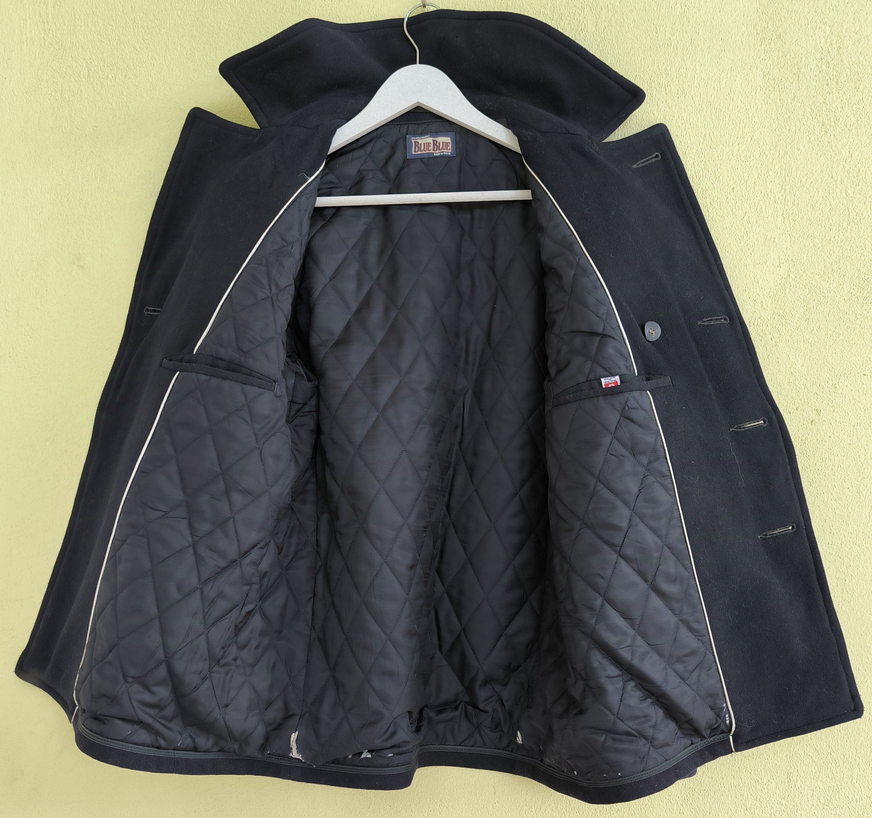 Blue Blue Japan BLUE BLUE JAPAN double breasted wool coat Size US XS / EU 42 / 0 - 10 Thumbnail