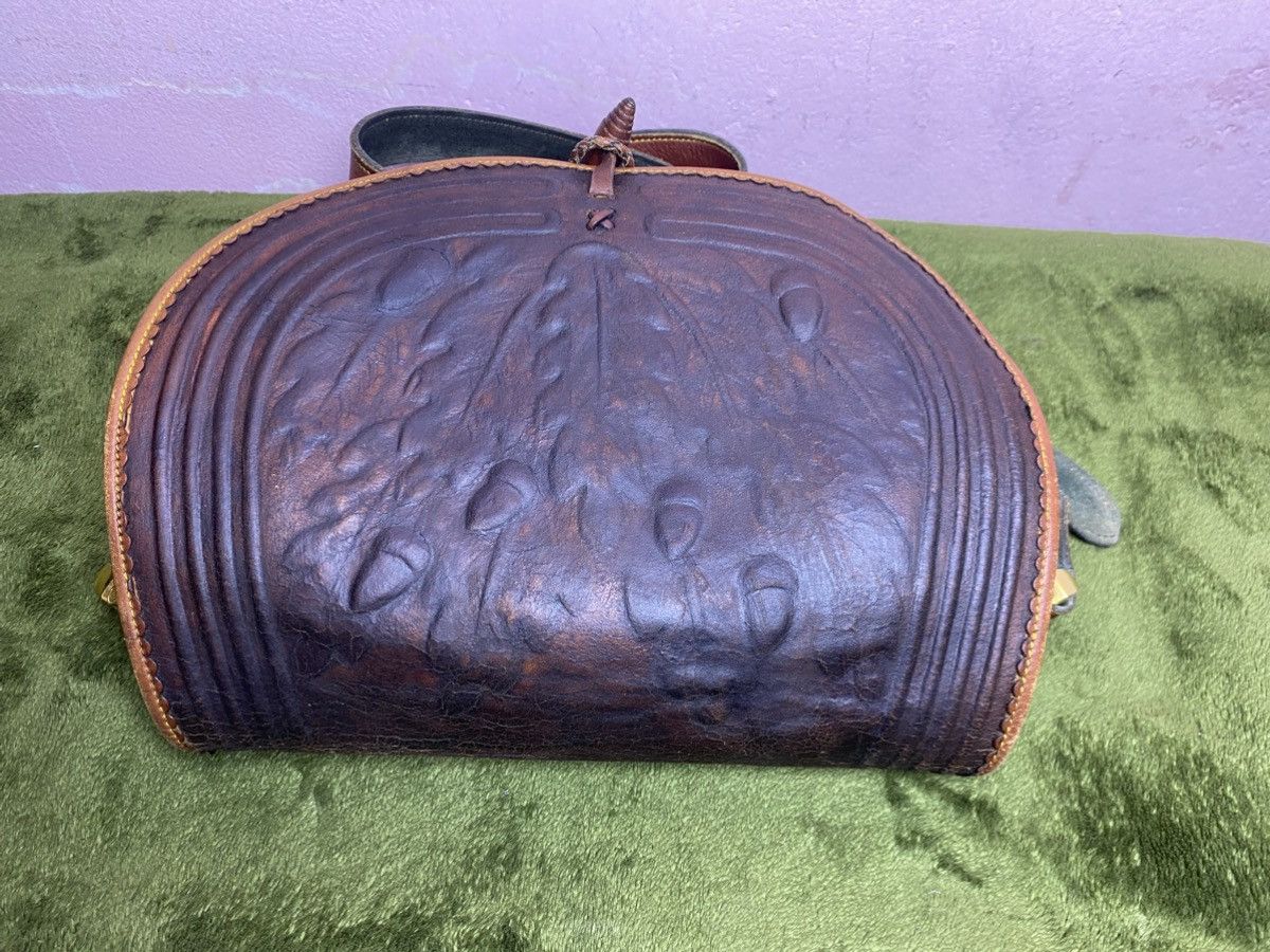 Loewe LOEWE Caza cordoban green suede and brown leather Size ONE SIZE - 17 Thumbnail