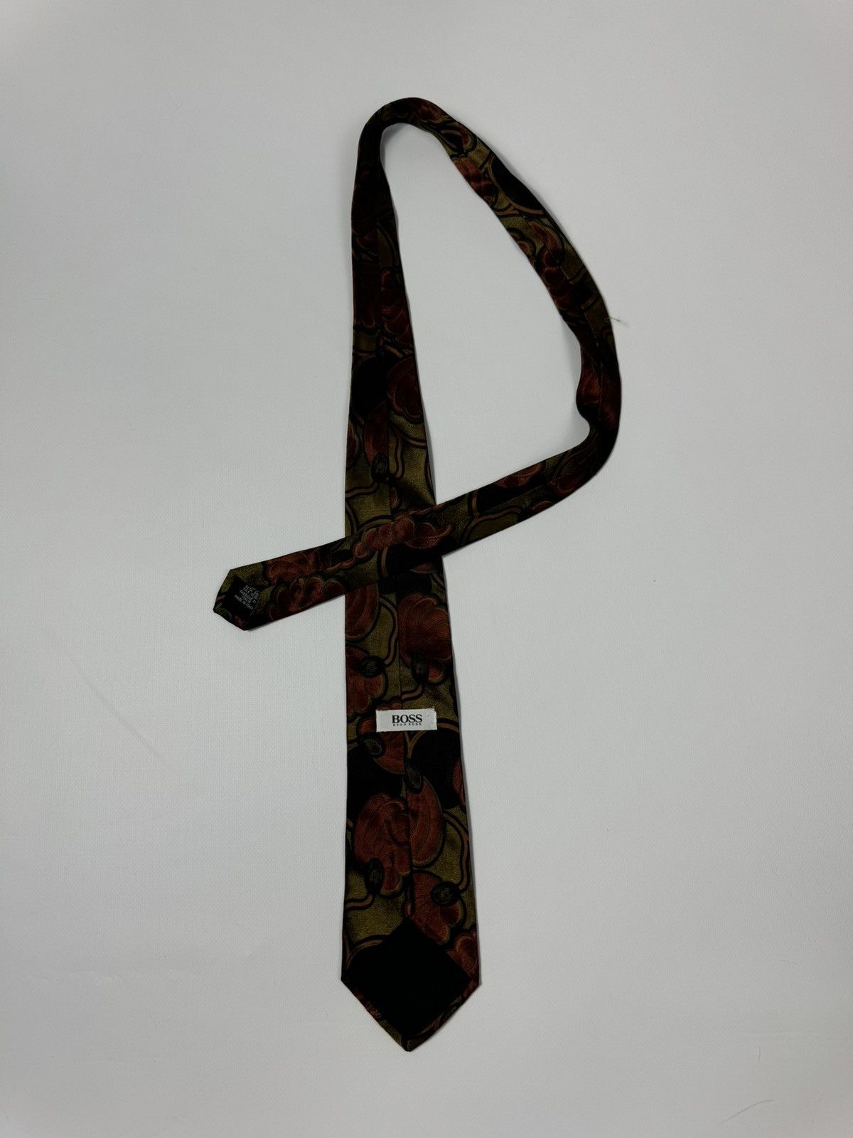 Hugo Boss × Vintage Vintage handmade Hugo Boss tie Size ONE SIZE - 7 Thumbnail