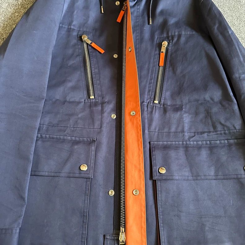 Dior Dior 16ss Blue Orange Windbreaker Hunting Jacket Coat 2501- Size US L / EU 52-54 / 3 - 4 Thumbnail