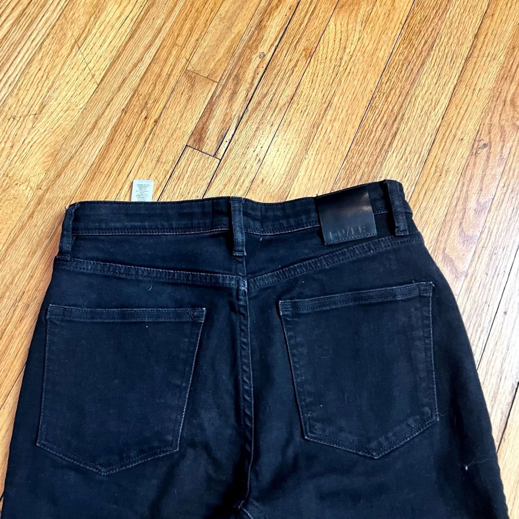 DUER DU/ER Pants Womens 27 x 28 Black Skinny Chino, Regular, Ankle, Women, Pants, DU/ER, Black, 27, 28, Skinny, Chino Size 27" / US 4 / IT 40 - 4 Thumbnail