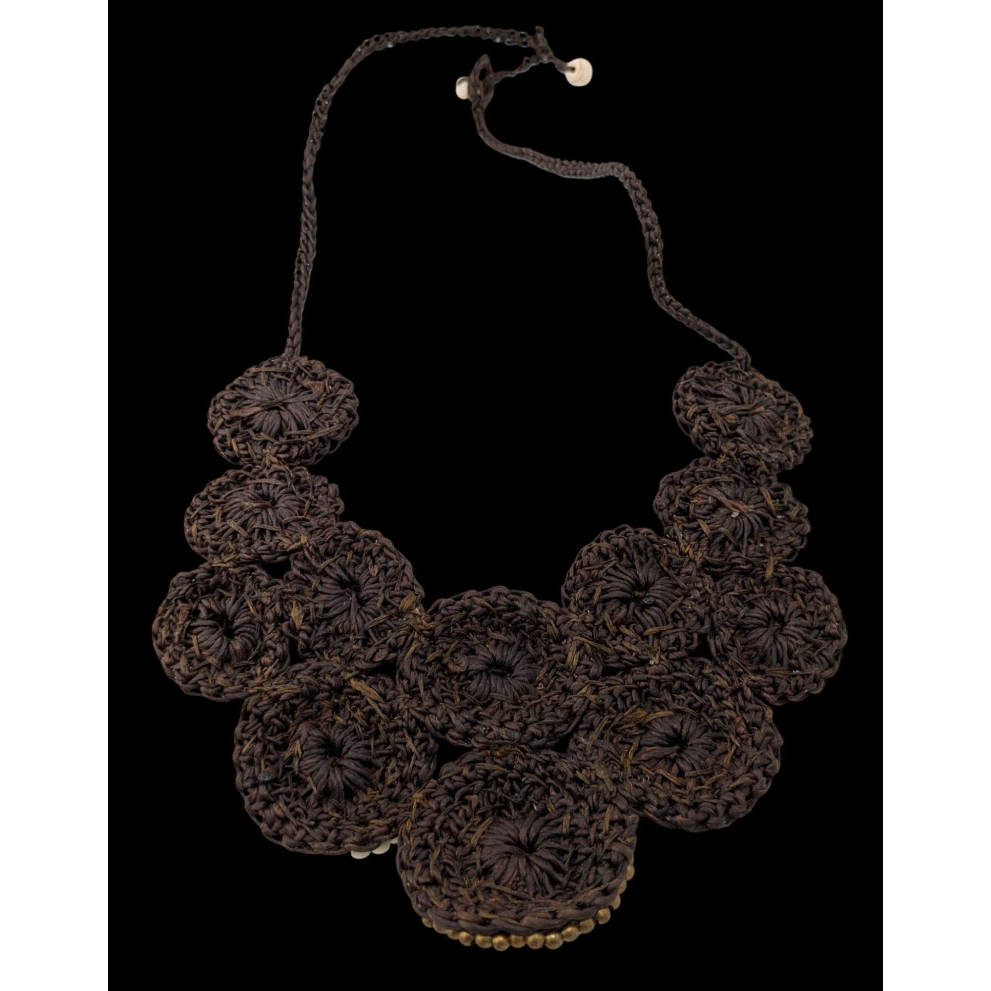 Other Boho Chic Stone And Glass Beaded Statement Necklace On Macra Size ONE SIZE - 8 Thumbnail