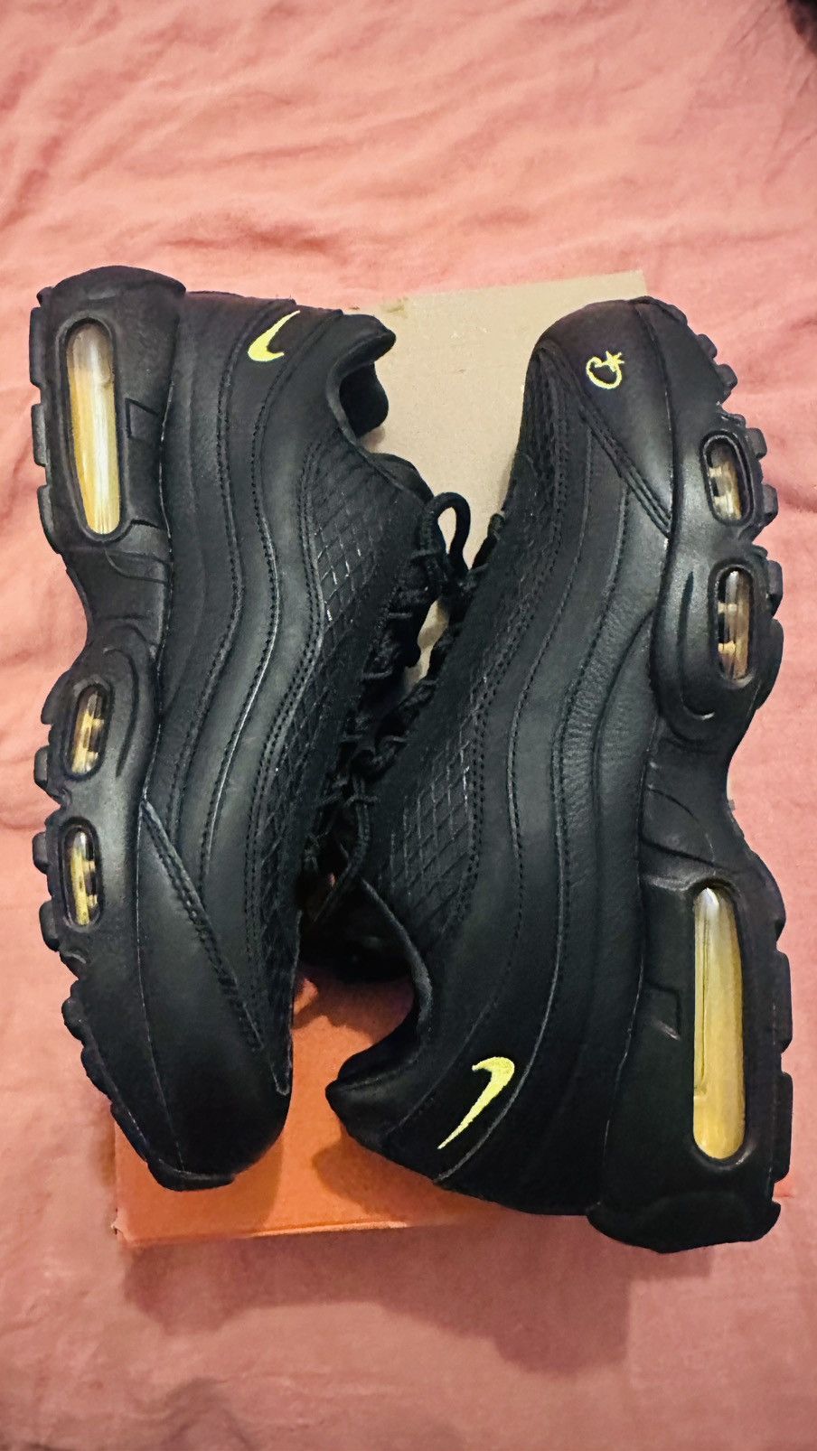 Corteiz × Nike Nike Air Max 95 Corteiz Honey Black Size US 10.5 / EU 43-44 - 7 Thumbnail