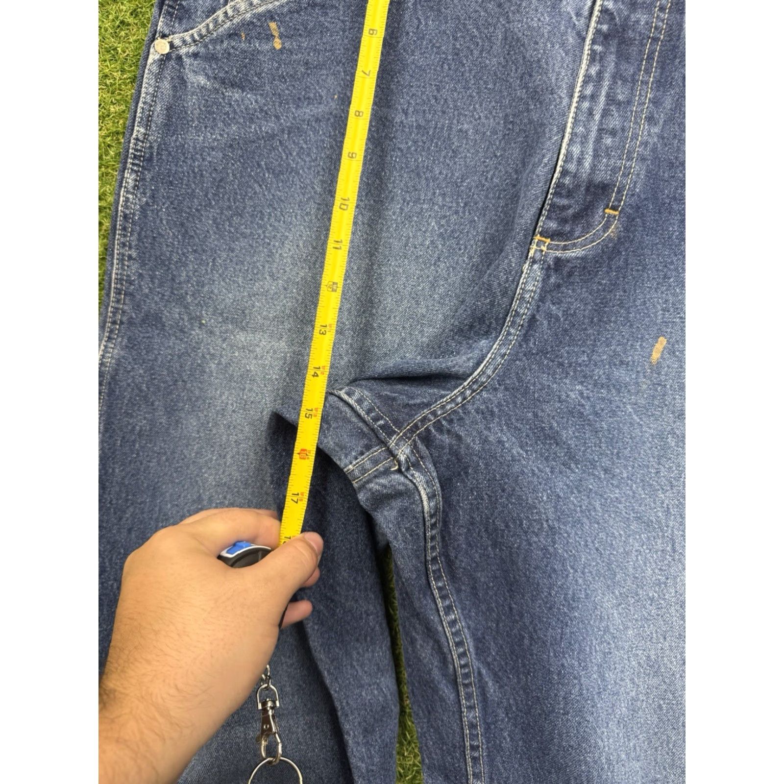 Vintage VINTAGE Ruff Ryders Jeans Mens 42x32 Blue Hip Hop Baggy 90s Casual Wide-Leg Relaxed 5-Pocket Denim Cotton DMX Mens Size US 42 / EU 58 - 6 Thumbnail