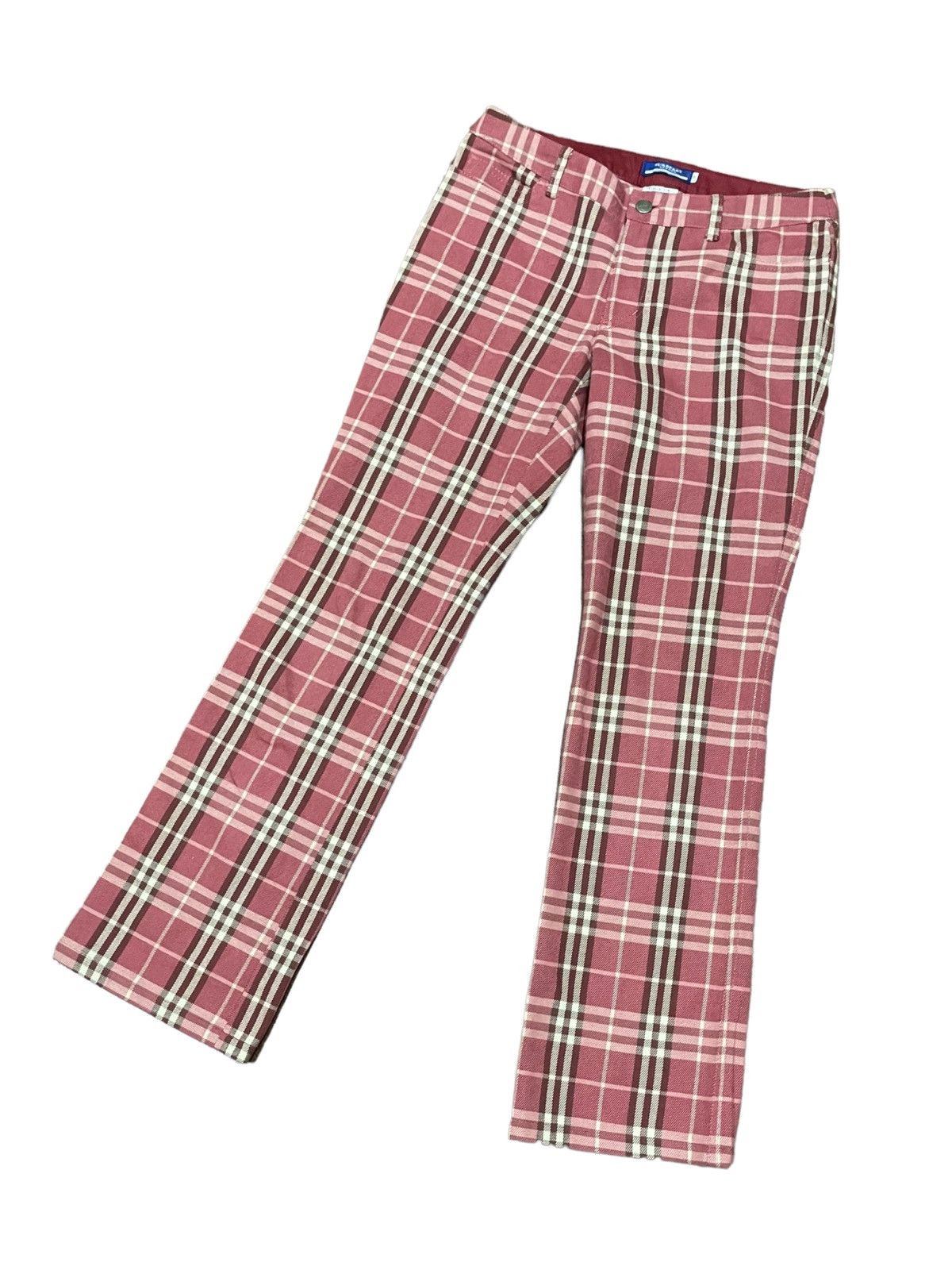 Burberry × Designer Burberry Blue Label Checkered Denim Size 29" - 6 Thumbnail
