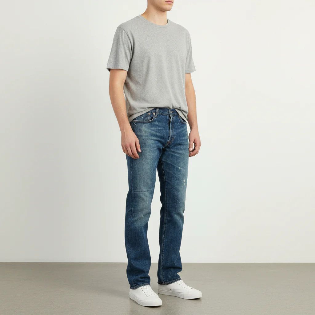 Ralph Lauren Ralph Lauren Men 32 / 32 Jeans Trousers Blue Denim 1463 Size US 32 / EU 48 - 1 Thumbnail