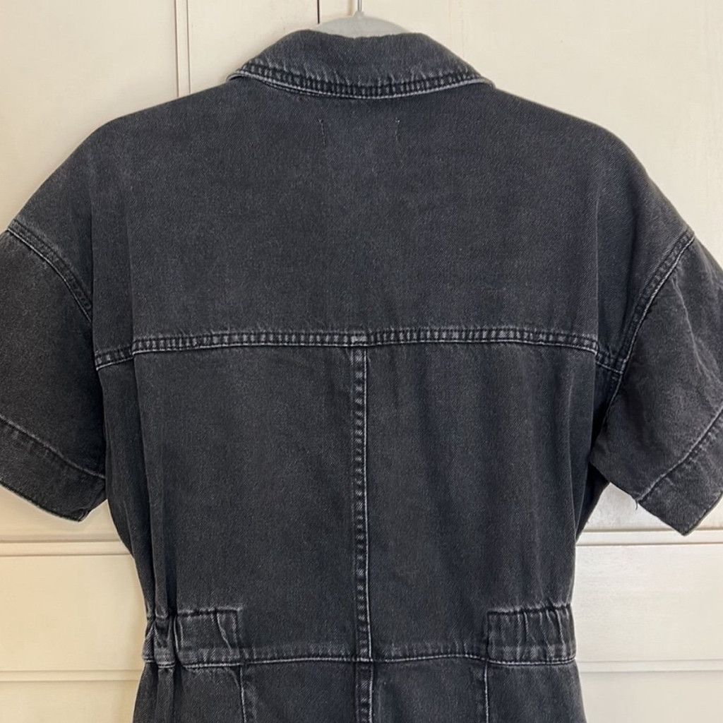 Free People We the Free Marci Denim Jumpsuit XS Size XS / US 0-2 / IT 36-38 - 9 Thumbnail