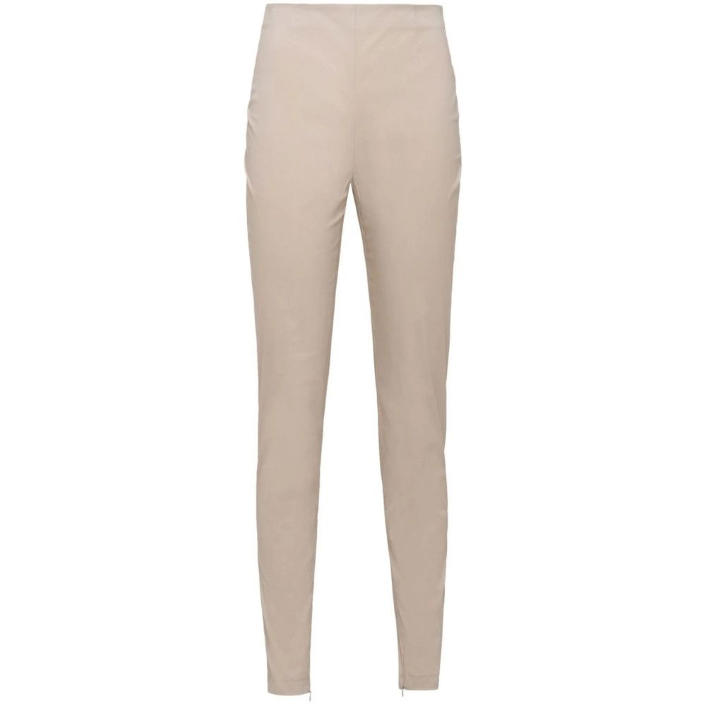 Prada Prada NEUTRALS Trousers - Slim-Fit Trousers Size 26" / US 2 / IT 38 - 1 Thumbnail