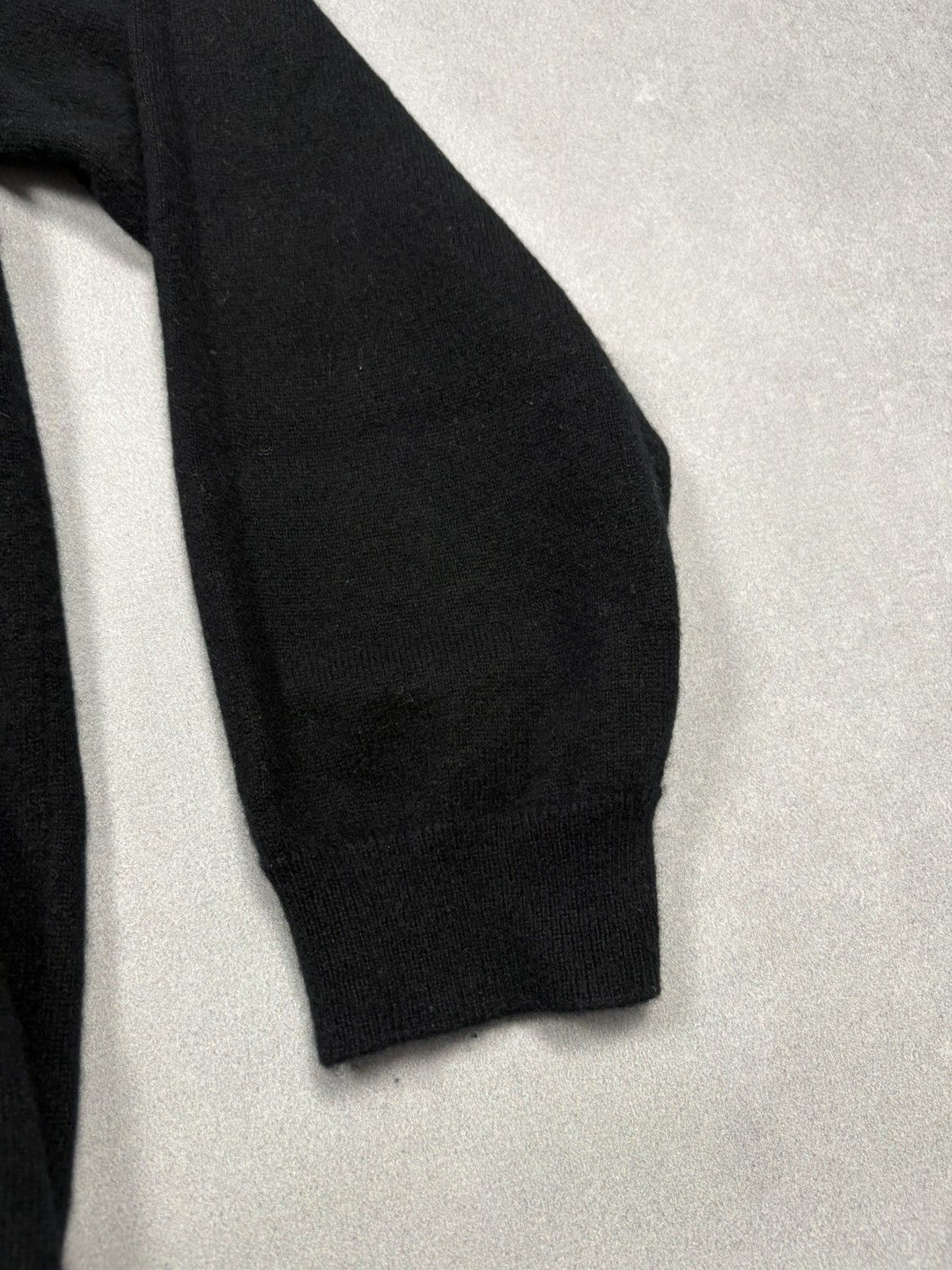 Prada Prada Milano Cashmere Cardigan Mink Fur Collar Black Size 46 Size L / US 10 / IT 46 - 8 Thumbnail
