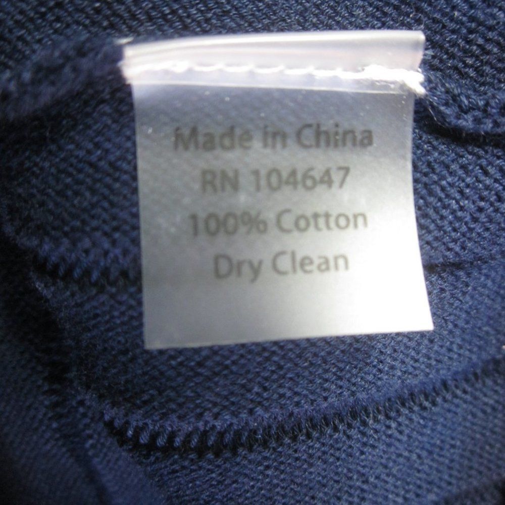 Eileen Fisher Kinross Navy Blue Cotton Sweater Womens Size Large Size L / US 10 / IT 46 - 10 Thumbnail