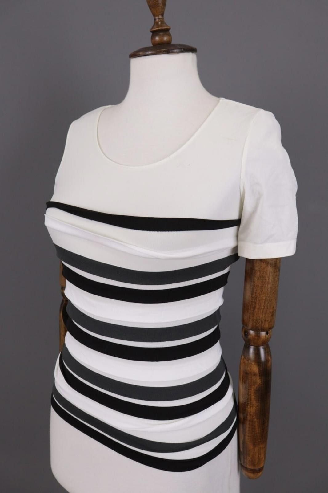 Wolford Wolford Velvet Mix Multicolor Stretch Top Shirt Size XS Size XS / US 0-2 / IT 36-38 - 7 Thumbnail
