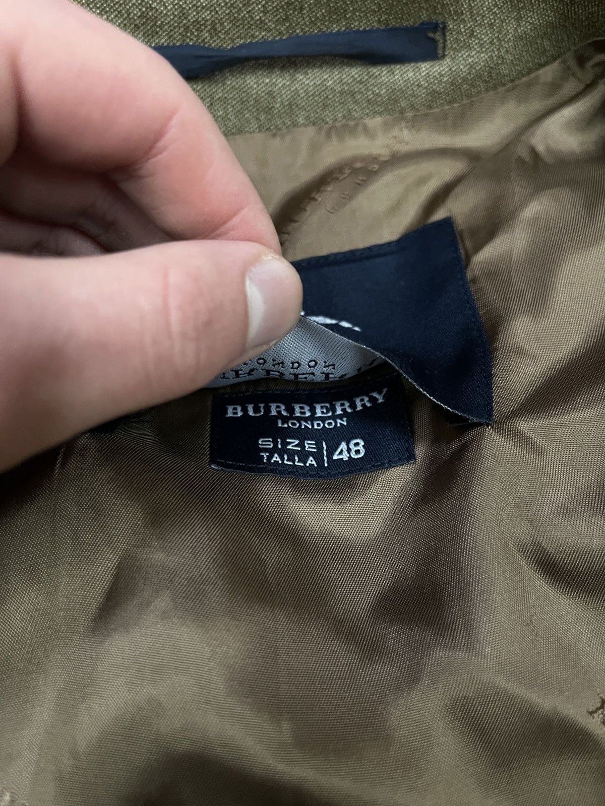 Burberry Vintage Burberry Mens Trench Coat 100%PURE NEW WOOL jacket Size US M / EU 48-50 / 2 - 5 Thumbnail