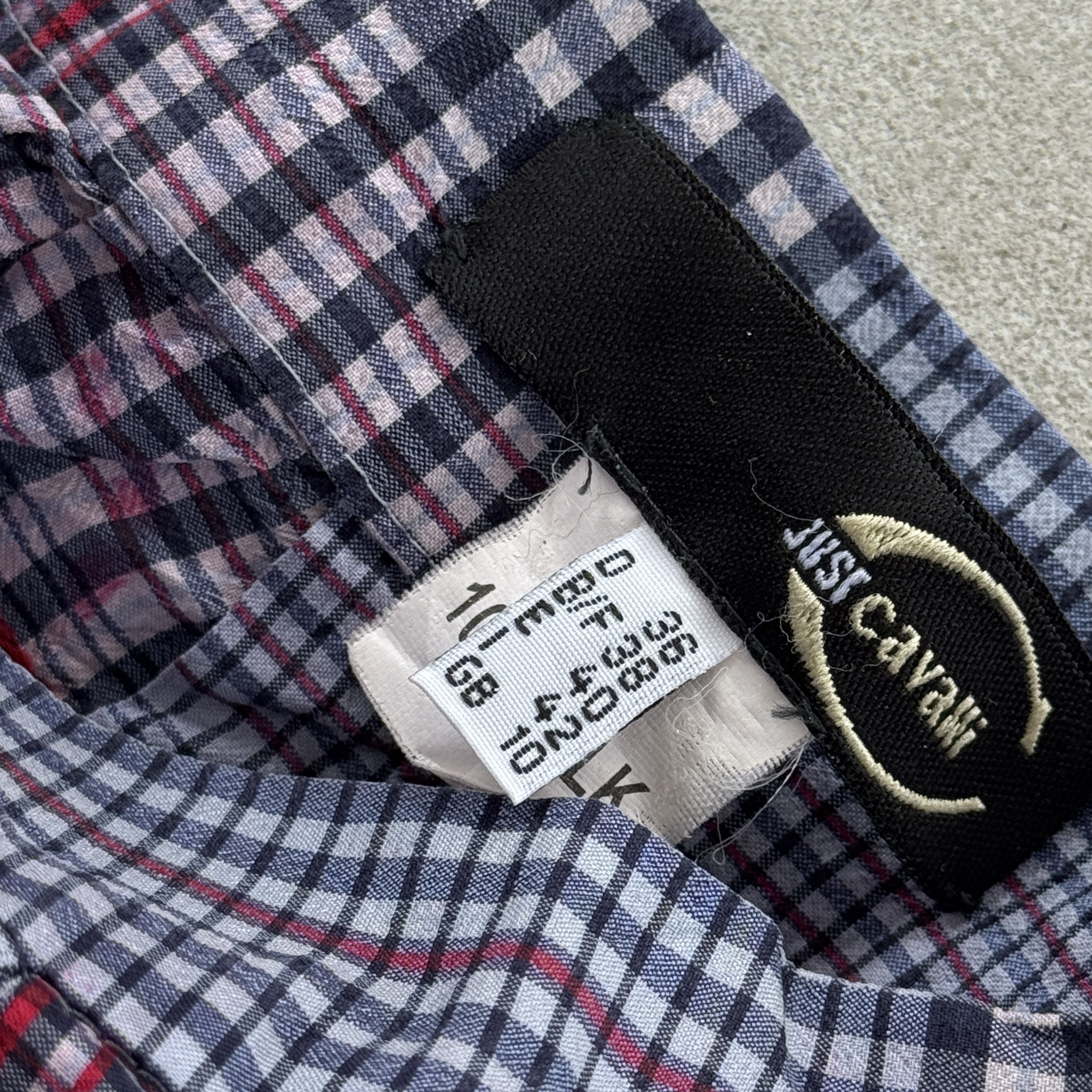 Just Cavalli Vintage Just Cavalli Silk Plaid Skirts Size 36" / US 14 / IT 50 - 5 Thumbnail