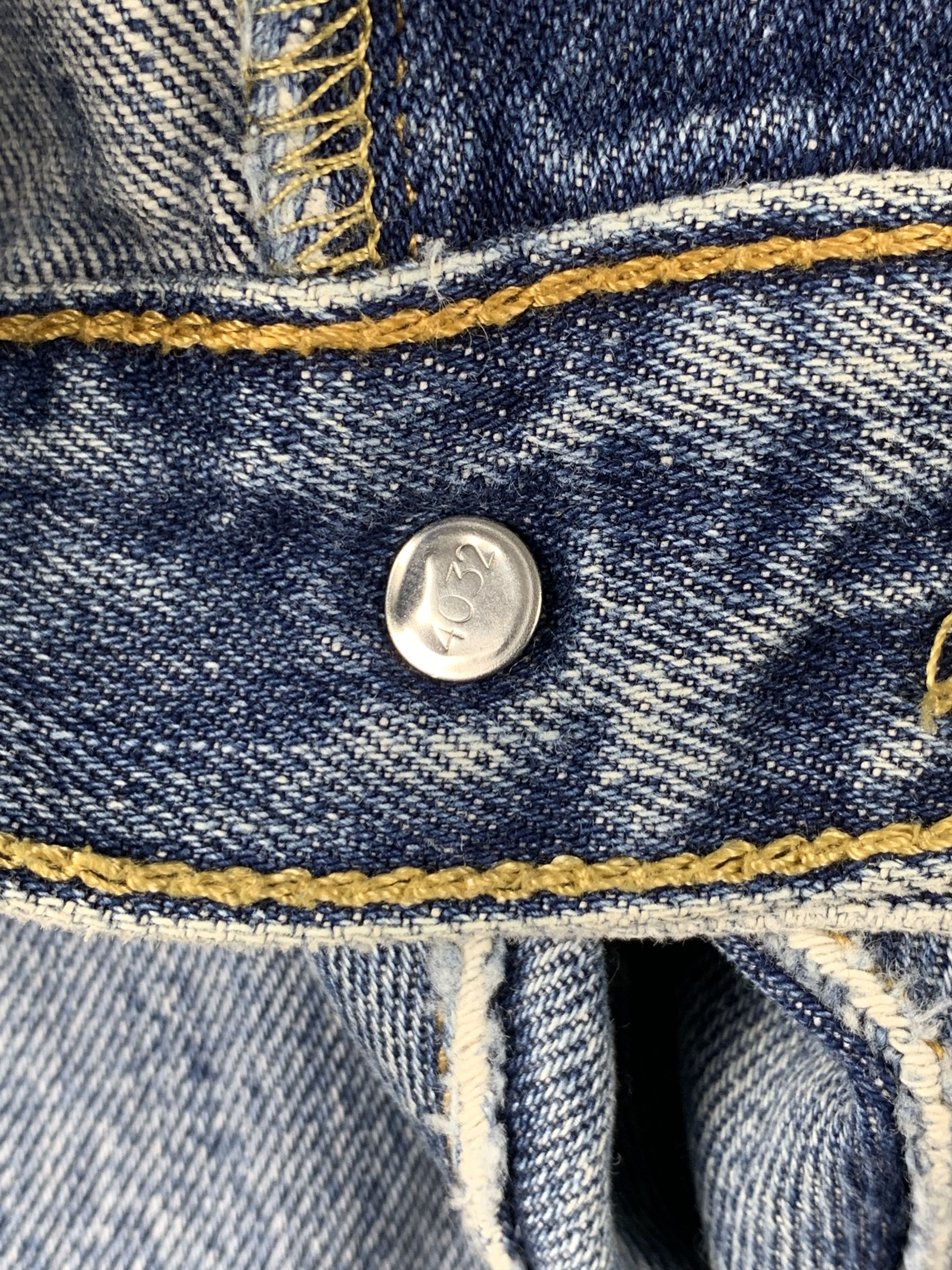 Levi's × Vintage Vintage Levis 501 Faded Blue Jeans Size US 32 / EU 48 - 13 Thumbnail