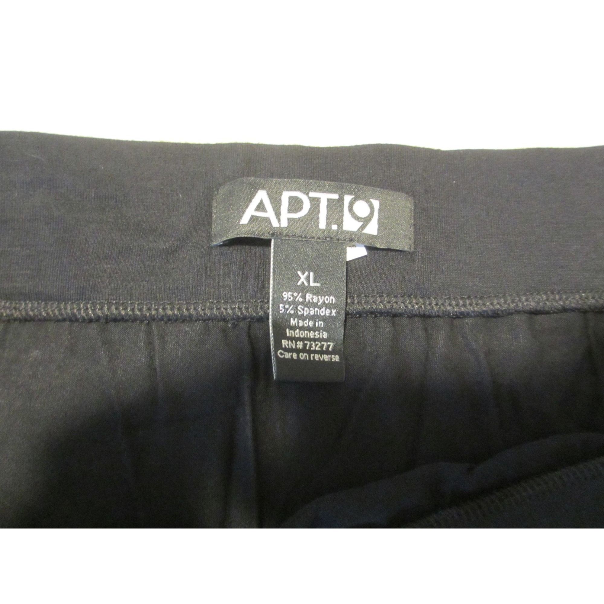 Apt. 9 APT. 9 BLACK STRETCH MAXI SKIRT NWT ELASTIC WAIST XL Size 40" / US 18 - 2 Thumbnail