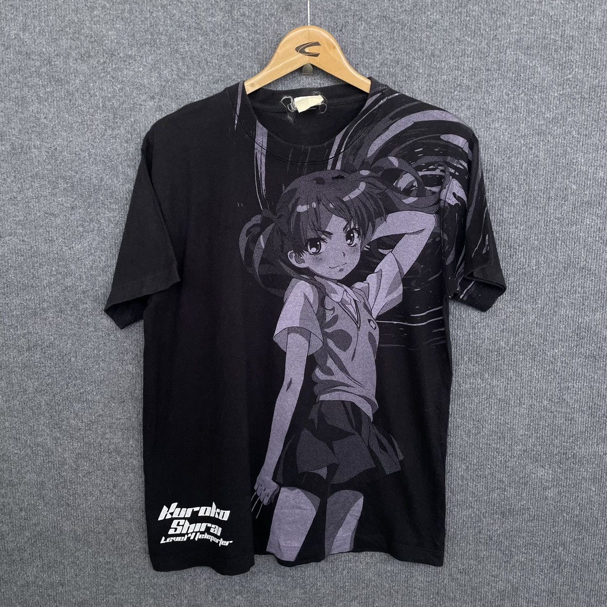 Anime × Japanese Brand × Vintage Y2K Toaru Kagaku no Railgun Kuroko Shirai T Shirt Size US M / EU 48-50 / 2 - 1 Thumbnail
