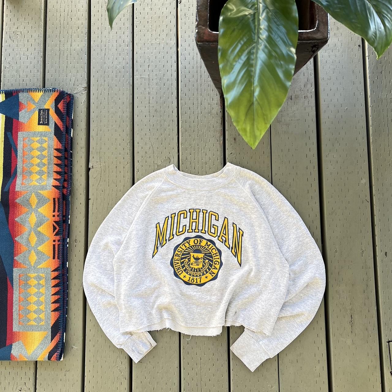 Vintage × Wolverine Vintage Michigan Wolverines Sweatshirts Size US S / EU 44-46 / 1 - 2 Thumbnail