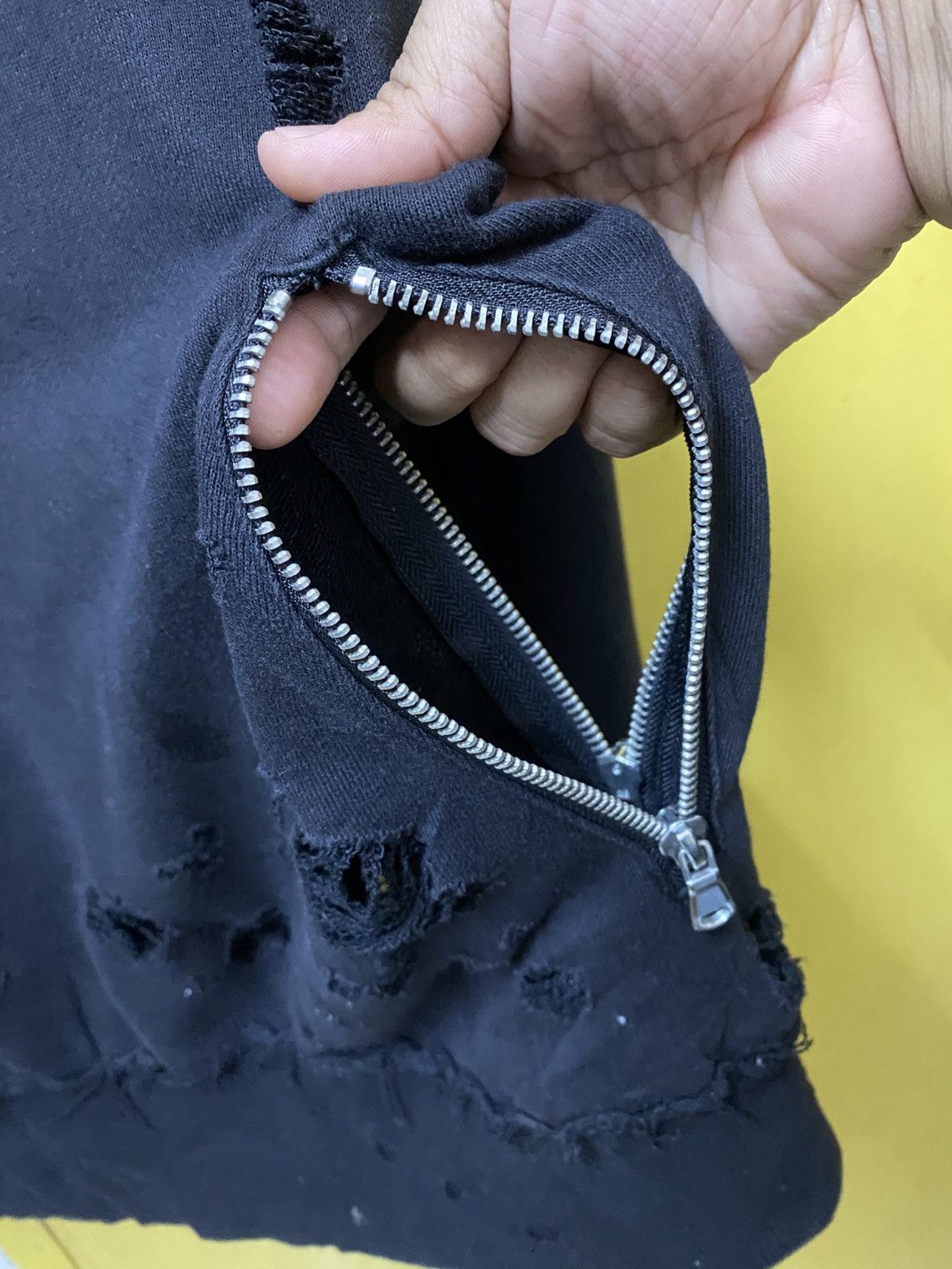 If Six Was Nine Blvck Flame Destressed Hoodie Black Colour Size US XL / EU 56 / 4 - 5 Thumbnail