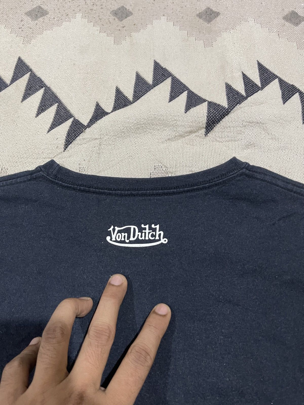 Von Dutch 2000s VON DUTCH ALL LOGO PRINTED TSHIRT Size US M / EU 48-50 / 2 - 12 Thumbnail