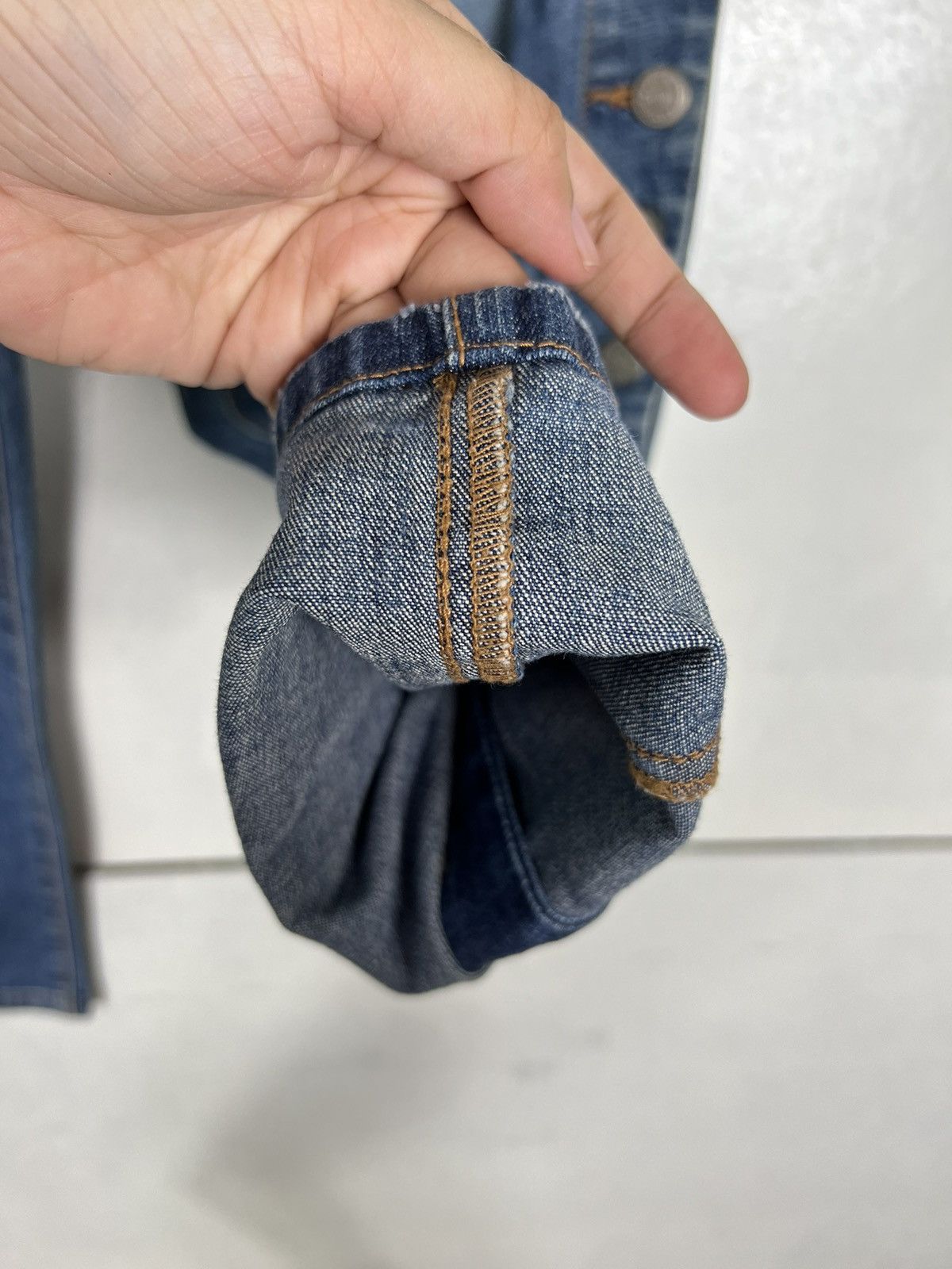 CABANE de ZUCCa × Issey Miyake × Zucca 🔥 ZUCCA BUTTON SIDE DENIM Size 28" / US 6 / IT 42 - 10 Thumbnail