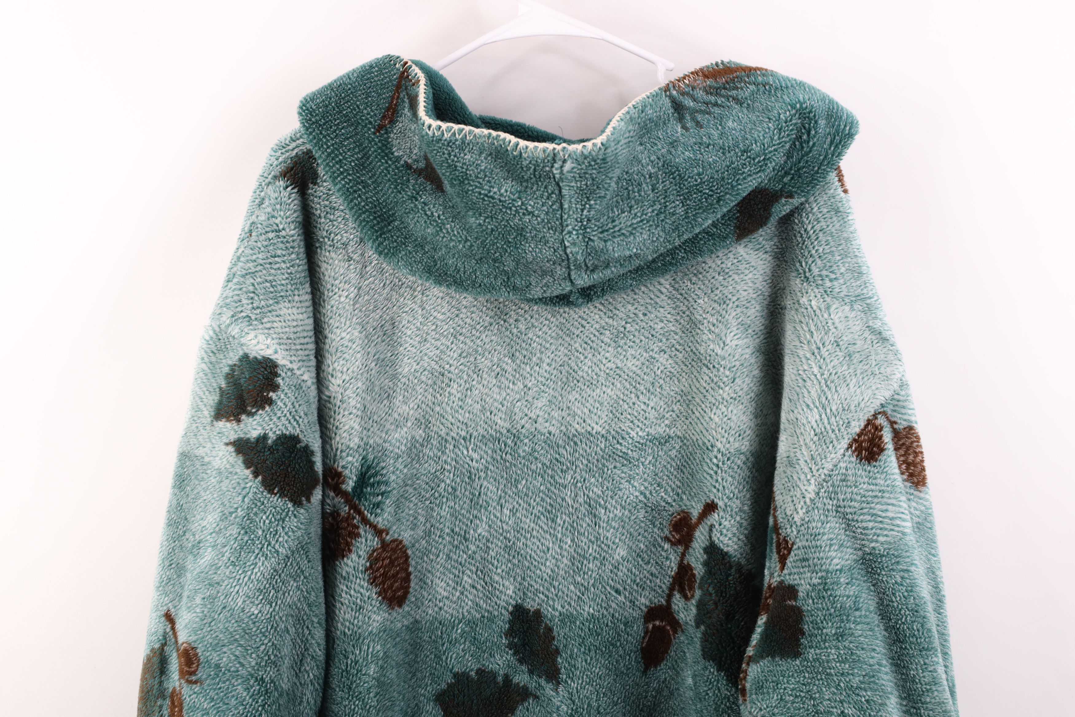 Vintage Vintage 90s Reversible Leaf Acorn All Over Print Jacket Size XL / US 12-14 / IT 48-50 - 10 Thumbnail