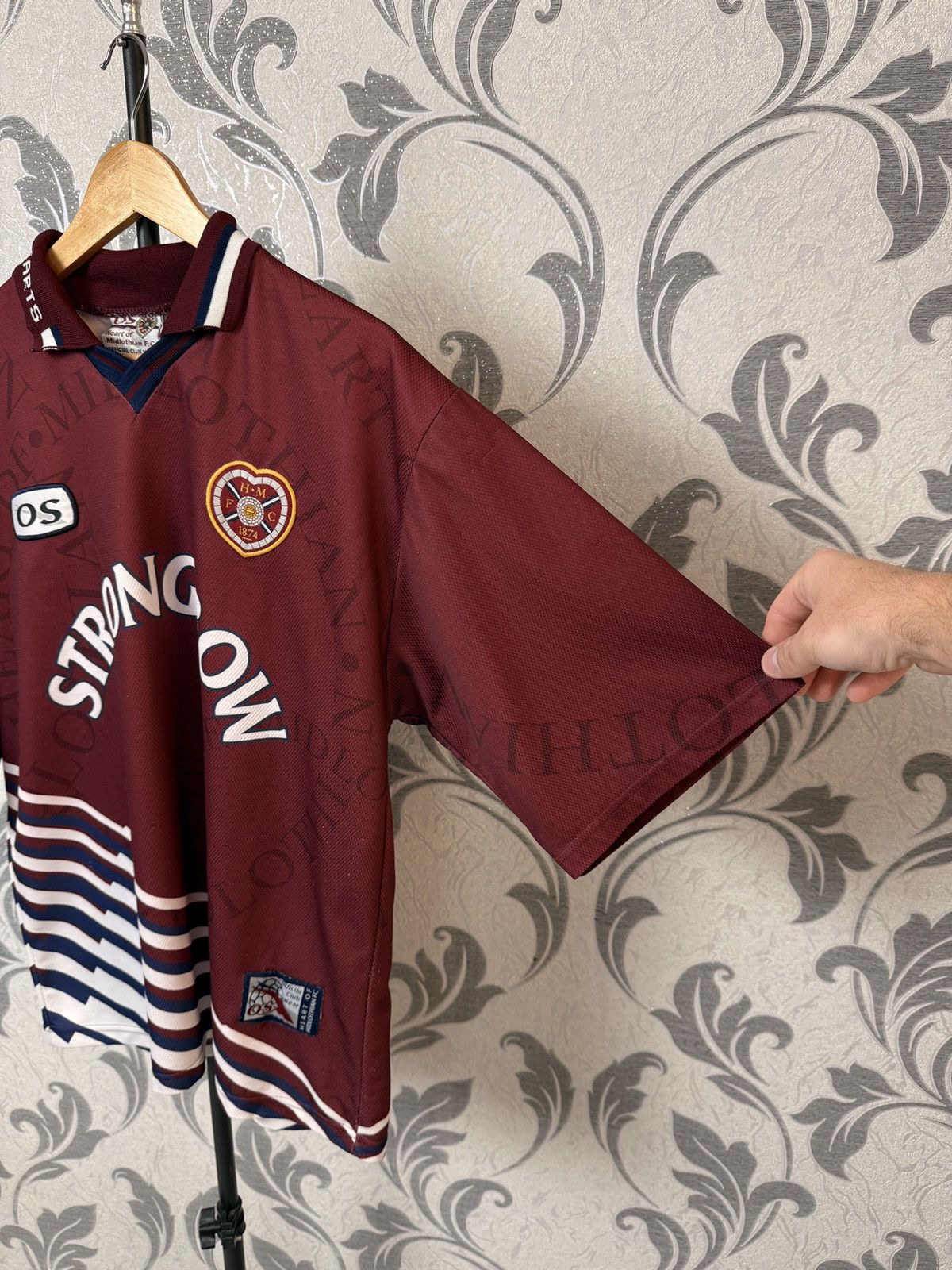 Other 1998 HEART OF MIDLOTHIAN HOME SOCCER JERSEY FOOTBALL SHIRT Size US L / EU 52-54 / 3 - 16 Thumbnail