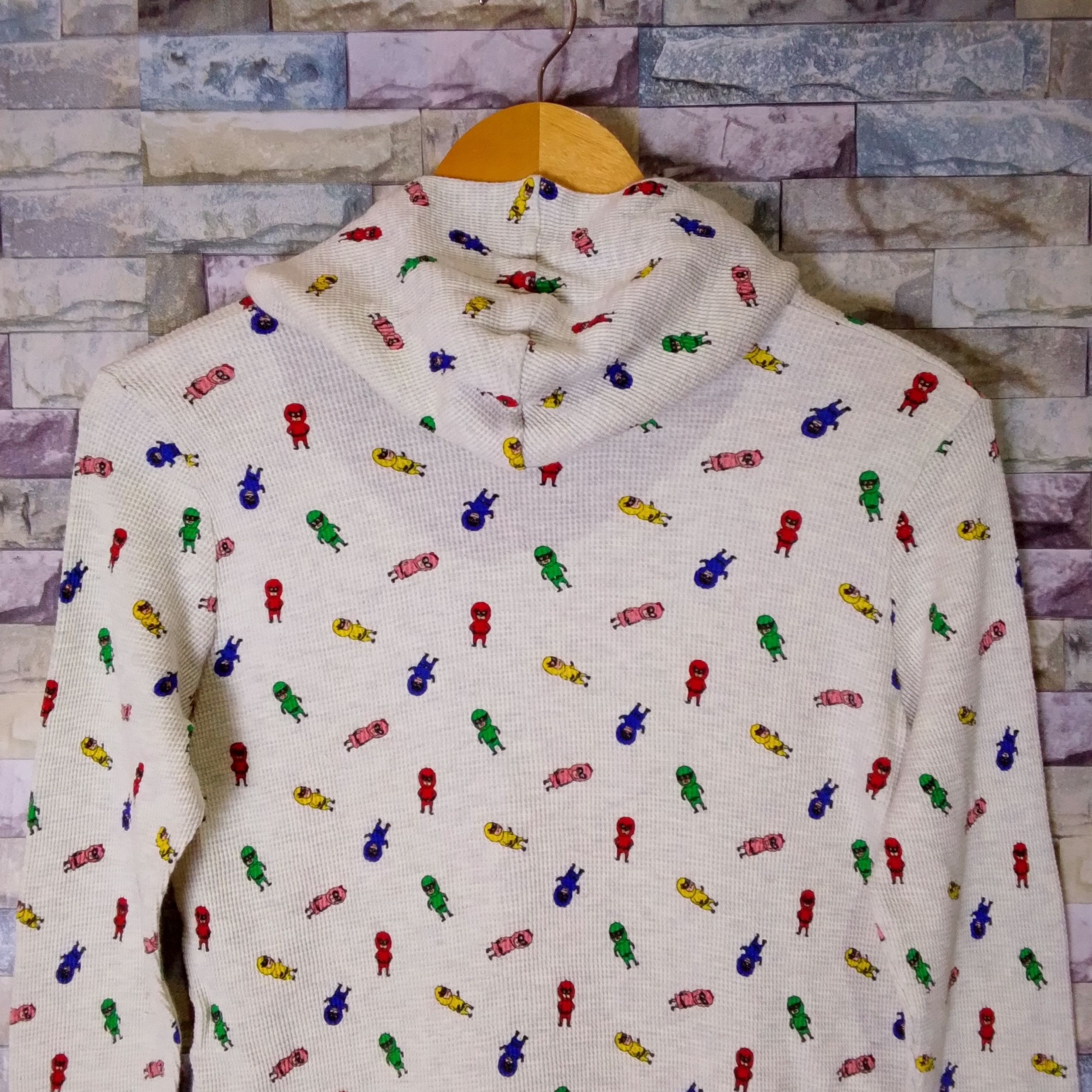 Ne-Net Ne-Net Fullprint Waffle Pullover Hoodie ifsixwasnine LGB Size US S / EU 44-46 / 1 - 5 Thumbnail