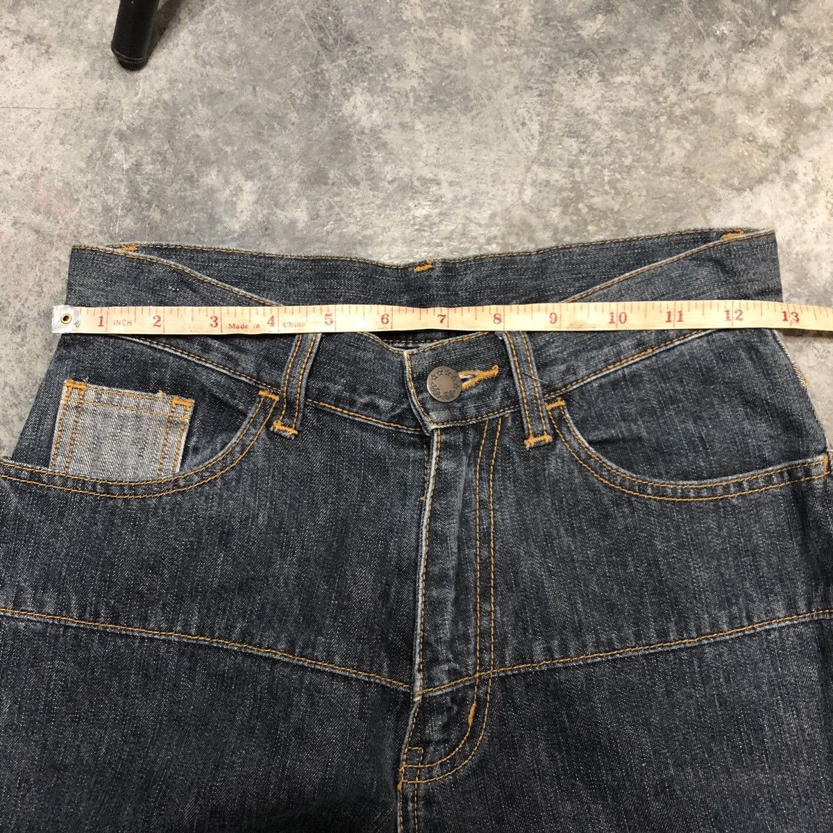 Japanese Brand × Seditionaries Unbranded Flare Jeans Size US 26 / EU 42 - 16 Thumbnail