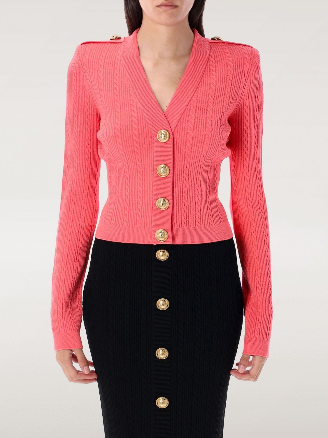 Balmain Balmain Sweater Woman Orange Size XS / US 0-2 / IT 36-38 - 1 Thumbnail