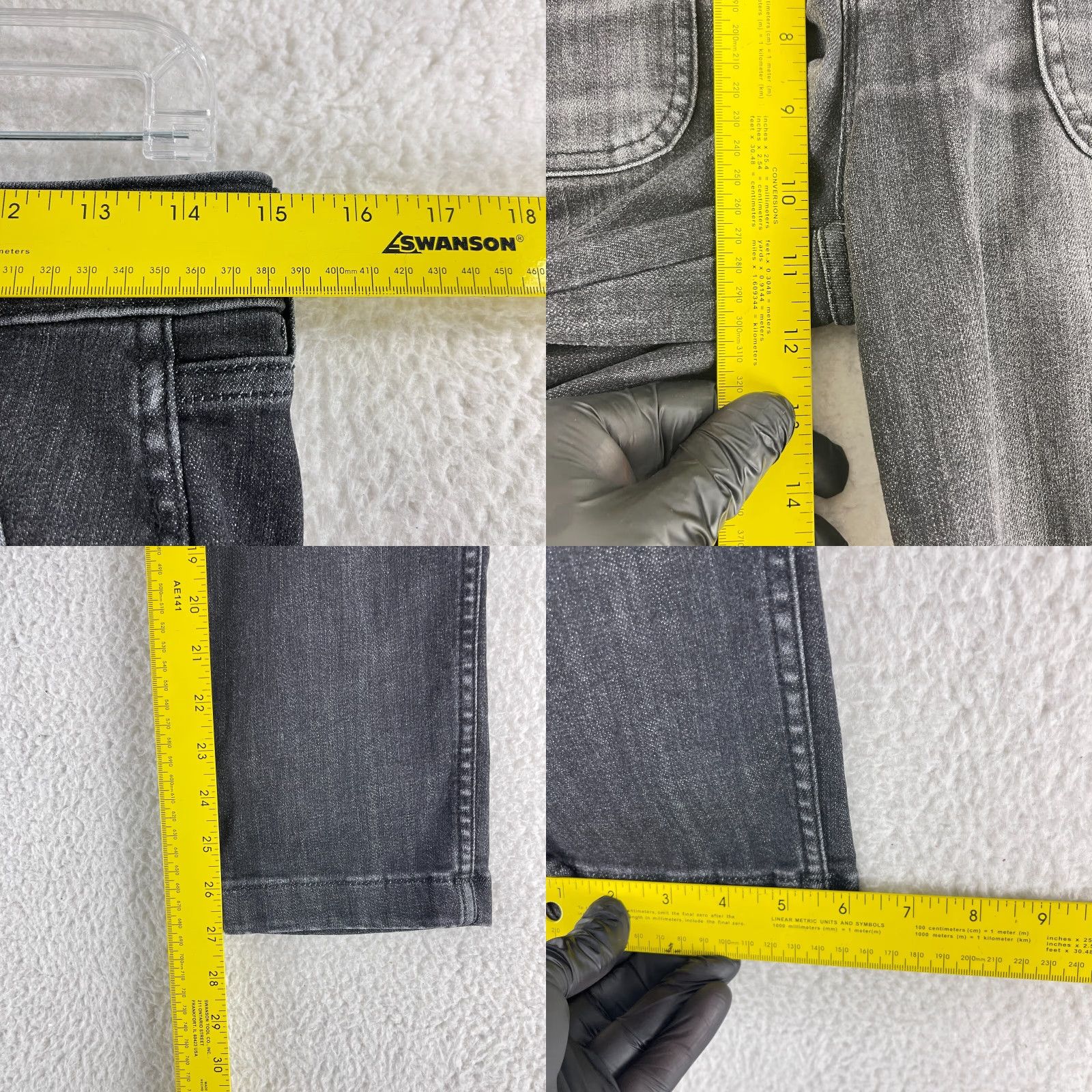 White House Black Market White House Black Market Jeans Straight Crop Womens Size 6 Tall Black Denim Mid-Rise 90s City Preppy Boys Mens Womens Size 28" / US 6 / IT 42 - 8 Thumbnail