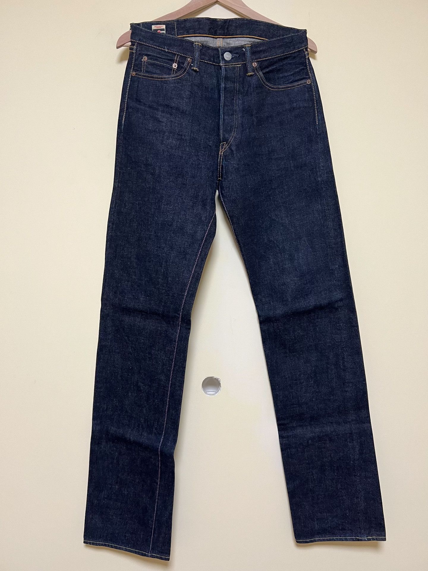 Momotaro Jeans MOMOTARO 0901 Mid-High Straight Raw Jeans Size US 30 / EU 46 - 1 Thumbnail