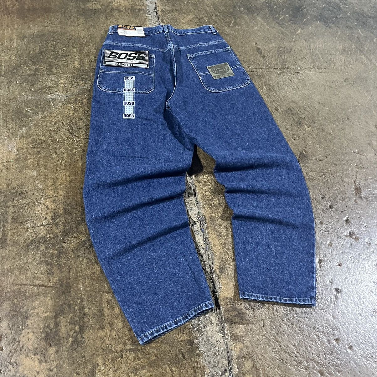 JNCO Crazy Vintage Y2K Boss Jeans Baggy Utility Skater Wide Leg Size US 34 / EU 50 - 3 Thumbnail