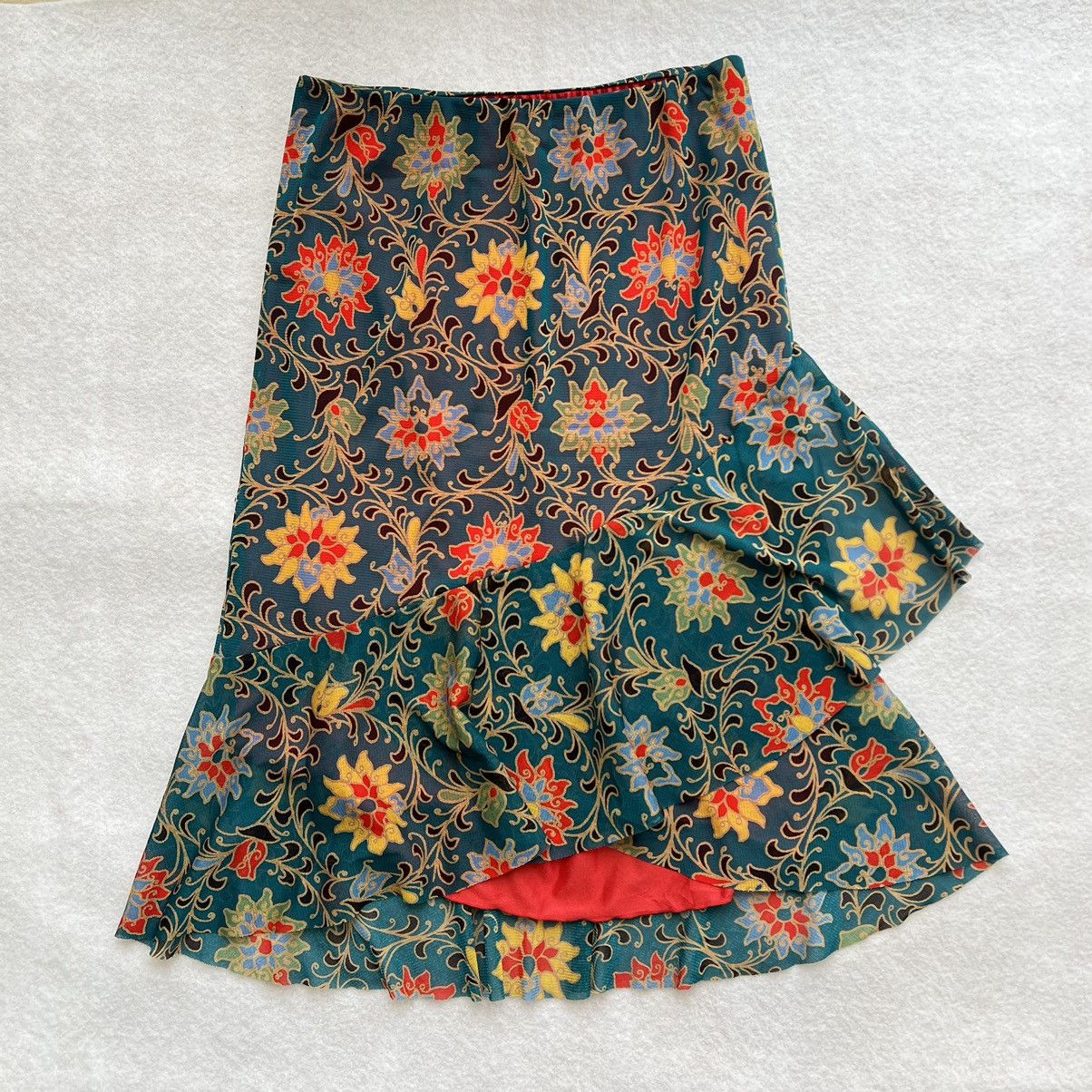 Vivienne Tam Vivienne Tam Printed Mesh Skirt Size 25" / US 0 / IT 36 - 1 Thumbnail