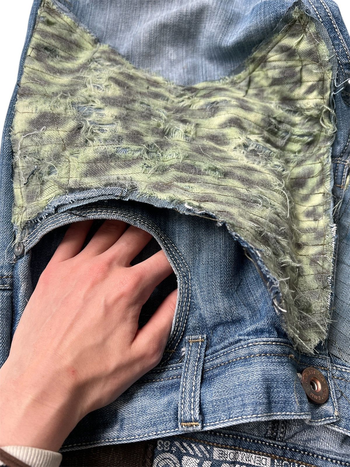 Hysteric Glamour × Japanese Brand 💥 HYSTERIC GLAMOUR BALENCIAGA STYLE JAPANESE JEANS Size US 32 / EU 48 - 6 Thumbnail