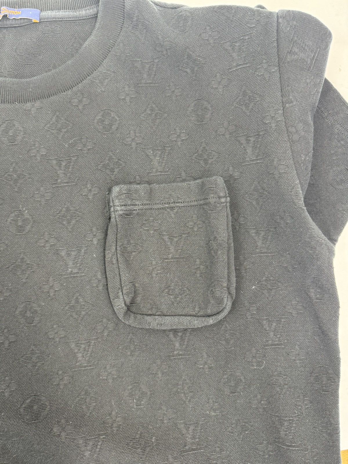 Louis Vuitton × Virgil Abloh SIGNATURE 3D POCKET MONOGRAM T-SHIRT 1A5VIB Size US L / EU 52-54 / 3 - 3 Thumbnail