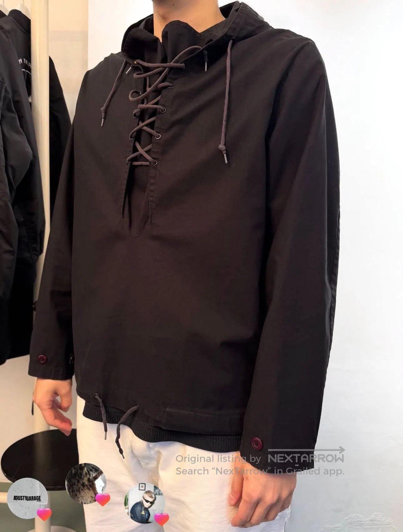 Helmut Lang Helmut Lang 1998 Drawstring Pullover Trench. Size US S / EU 44-46 / 1 - 4 Thumbnail