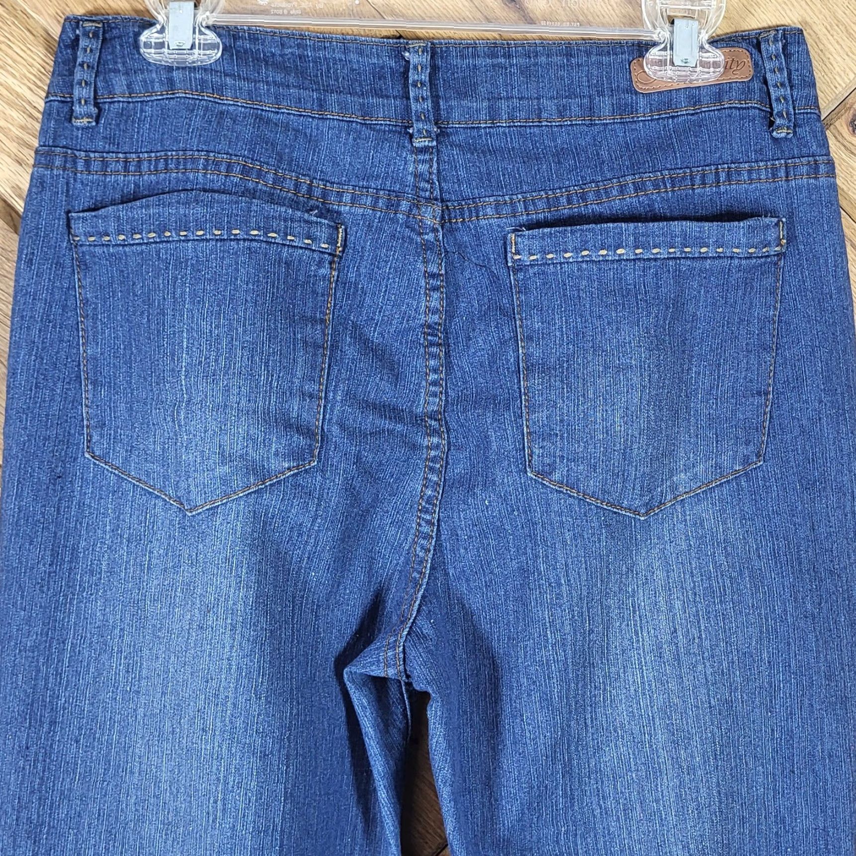 Vintage **Womens Blue Jeanerosity Size 12 Bootcut Stretch** User: **Blue Jeanerosity Womens Size 12 Bootcut Stretch** Size 34" / US 12 / IT 48 - 6 Thumbnail