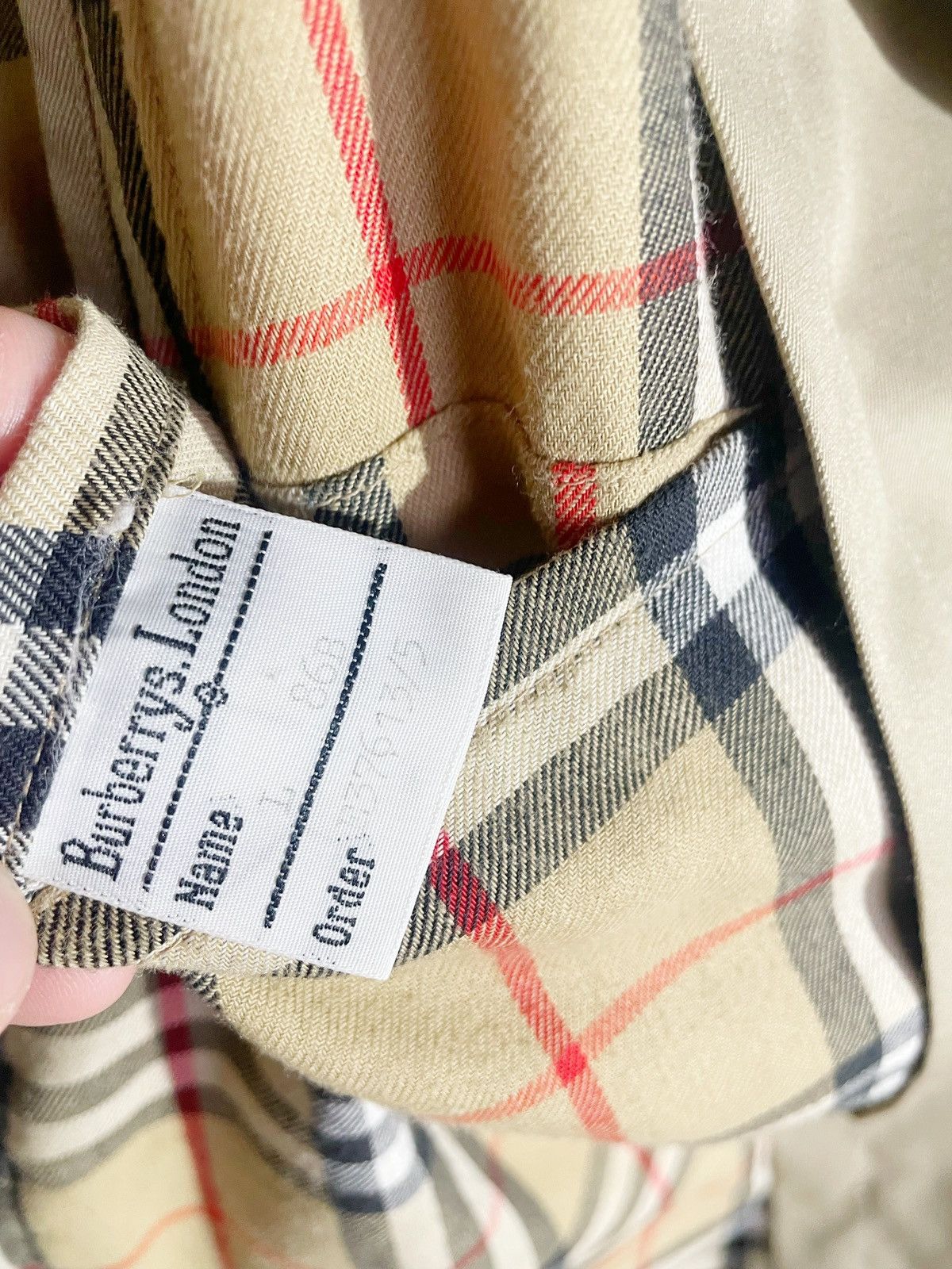 Burberry × Vintage Burberry Men Long Trench Coat Nova Check Vintage Size L 80s Size US L / EU 52-54 / 3 - 6 Thumbnail