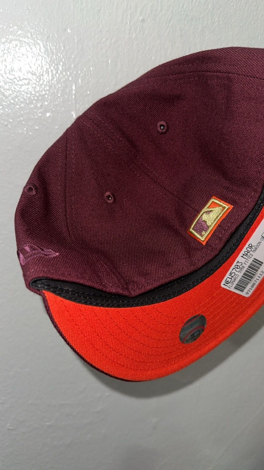New Era New Era 59fifty Red Florida Marlins fitted hat size 7 Size ONE SIZE - 3 Thumbnail