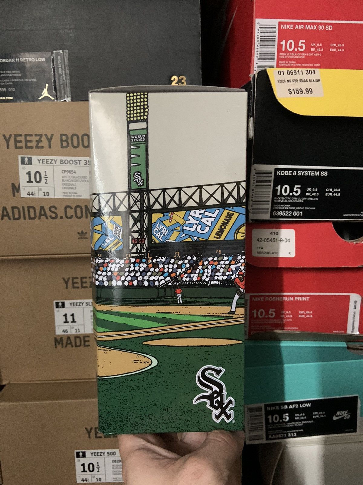 Lyrical Lemonade Lyrical Lemonade x Chicago White Sox LemonMan Bobblehead Size ONE SIZE - 4 Thumbnail