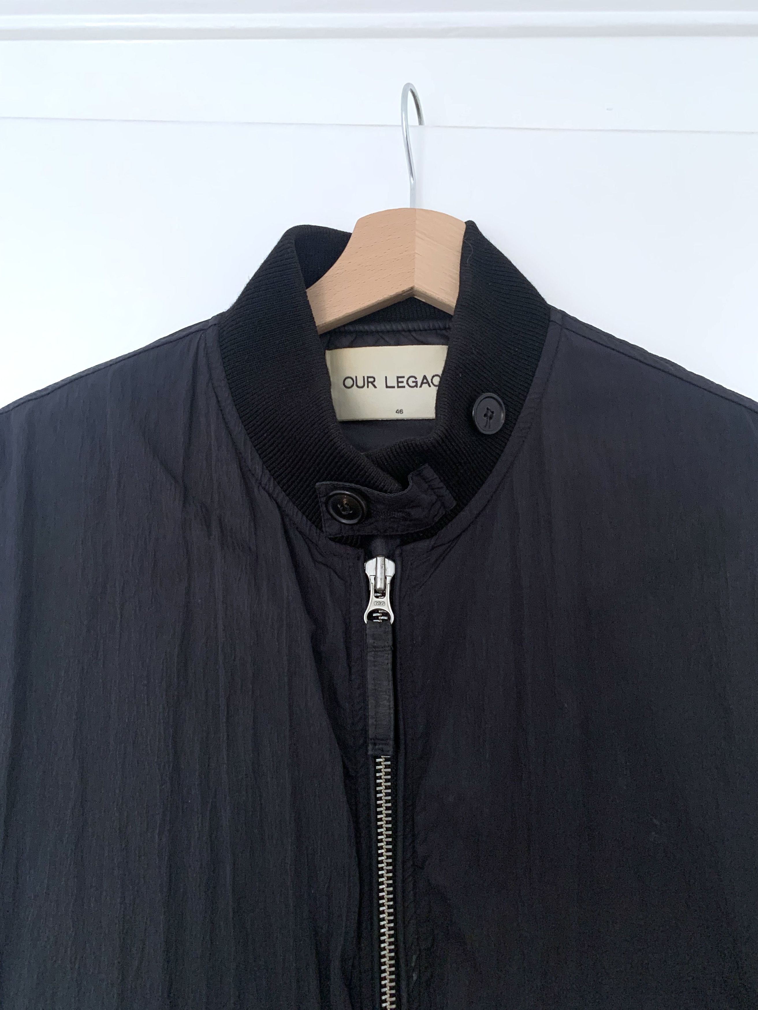 Our Legacy Black Wave Bomber Size US S / EU 44-46 / 1 - 3 Thumbnail