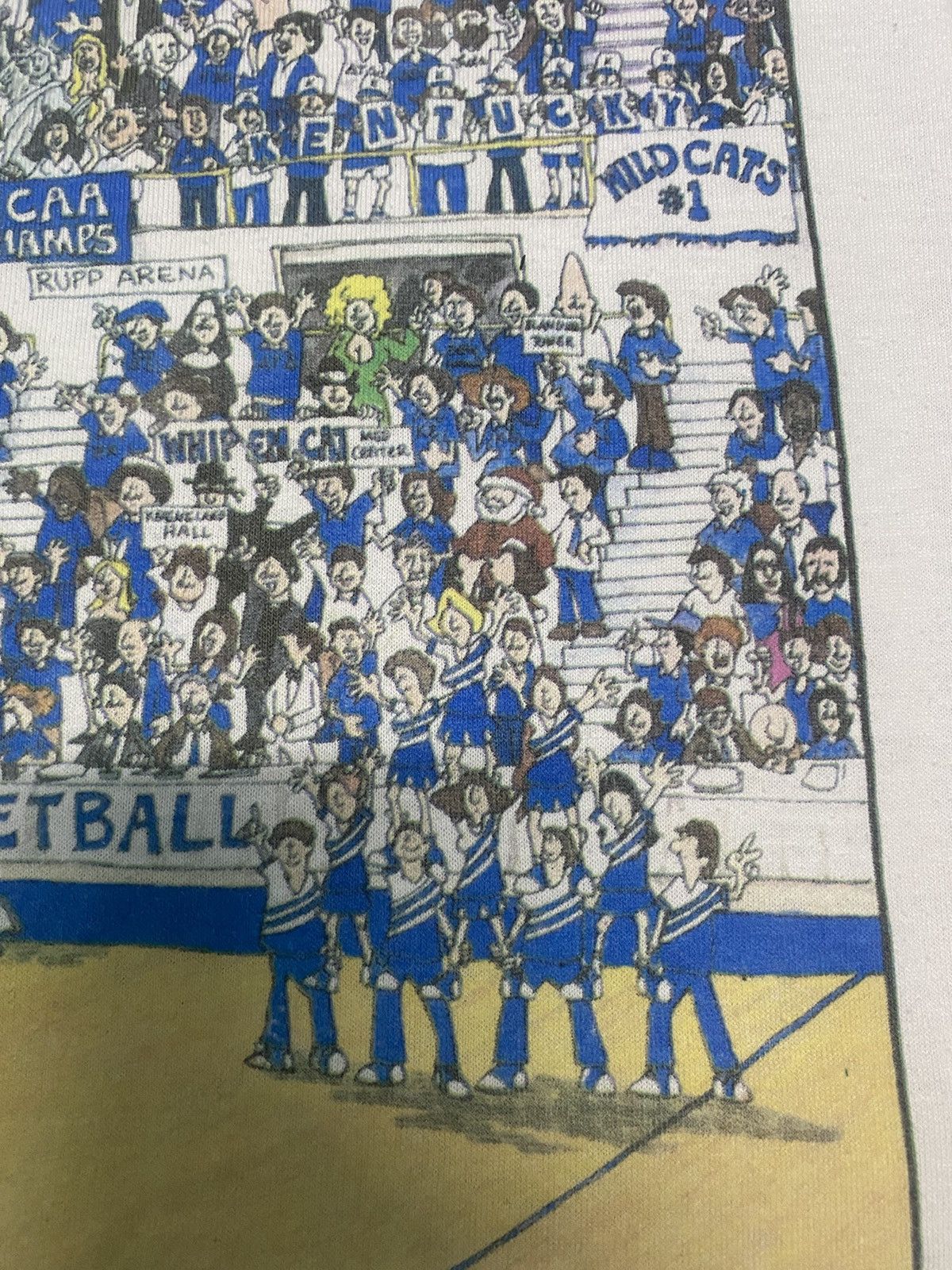 NBA 🔥VINTAGE 80s NCAA UNIVERSITY KENTUCKY BASKETBALL Size US XL / EU 56 / 4 - 8 Thumbnail