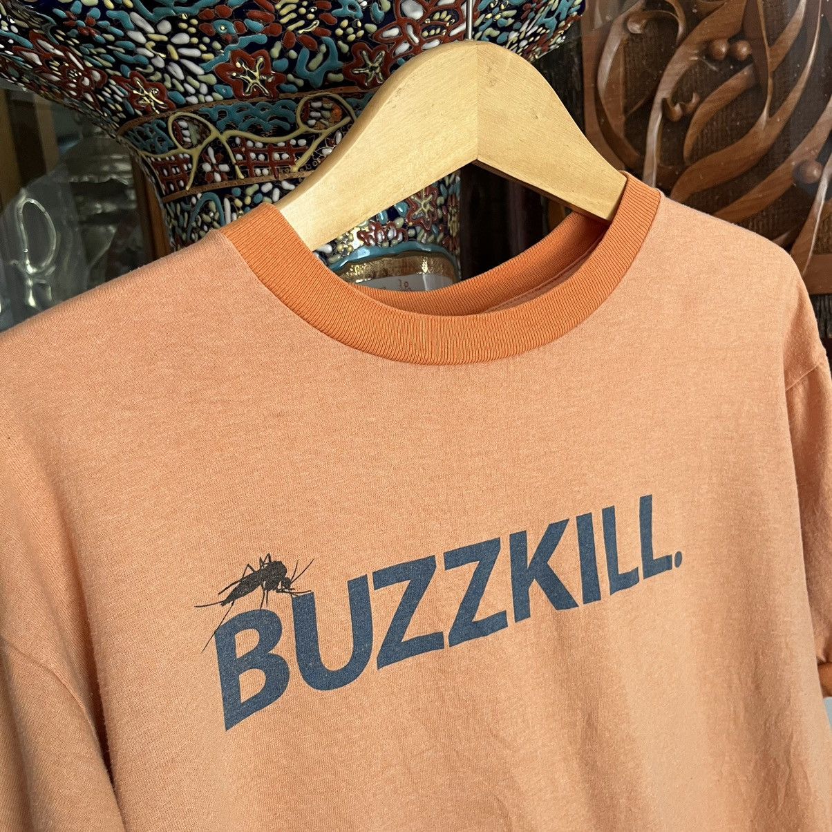 Vintage Vintage Malaria Epidemic ‘Buzzkill’ O ringers Tee Size US S / EU 44-46 / 1 - 2 Thumbnail