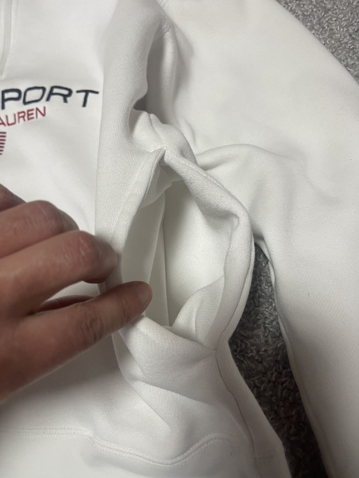 Polo Ralph Lauren 00s Ralph Lauren Polo Sport Embro Logo 1/4 Zip Sweatshirt Size US M / EU 48-50 / 2 - 8 Thumbnail