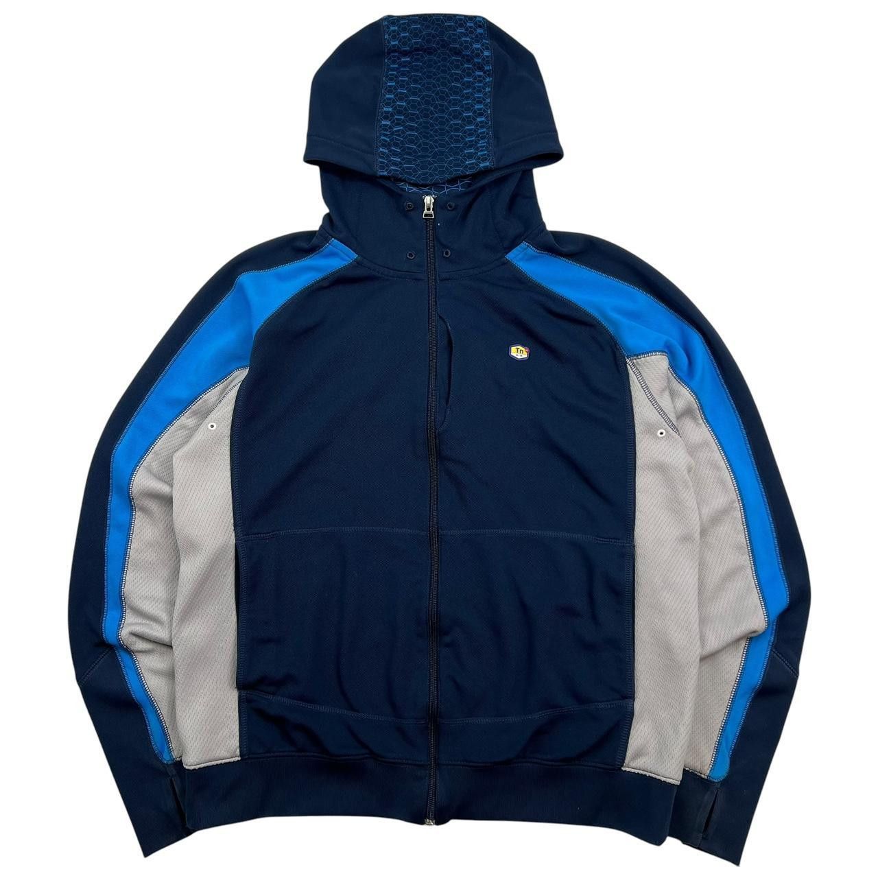 Nike Vintage 2000s Nike TN Zip Up Hoodie Blue - Large Size US L / EU 52-54 / 3 - 1 Thumbnail