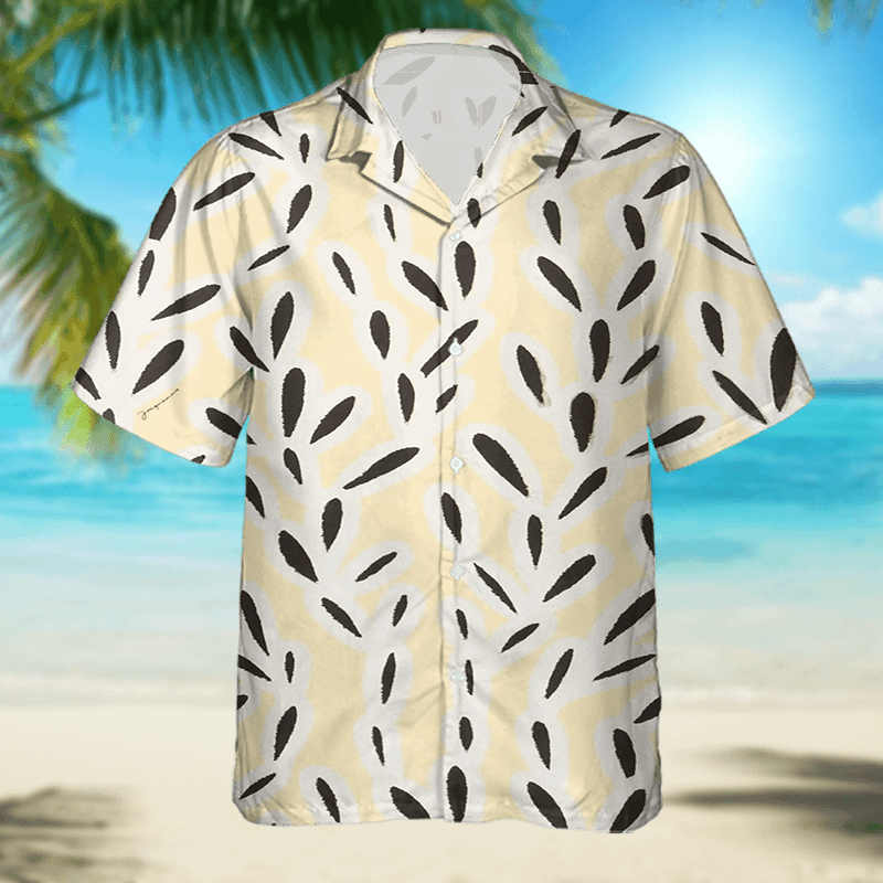Vintage La Chemise Aloe Shirt | Botanical Calm, Modern Simplicity Size US M / EU 48-50 / 2 - 3 Thumbnail