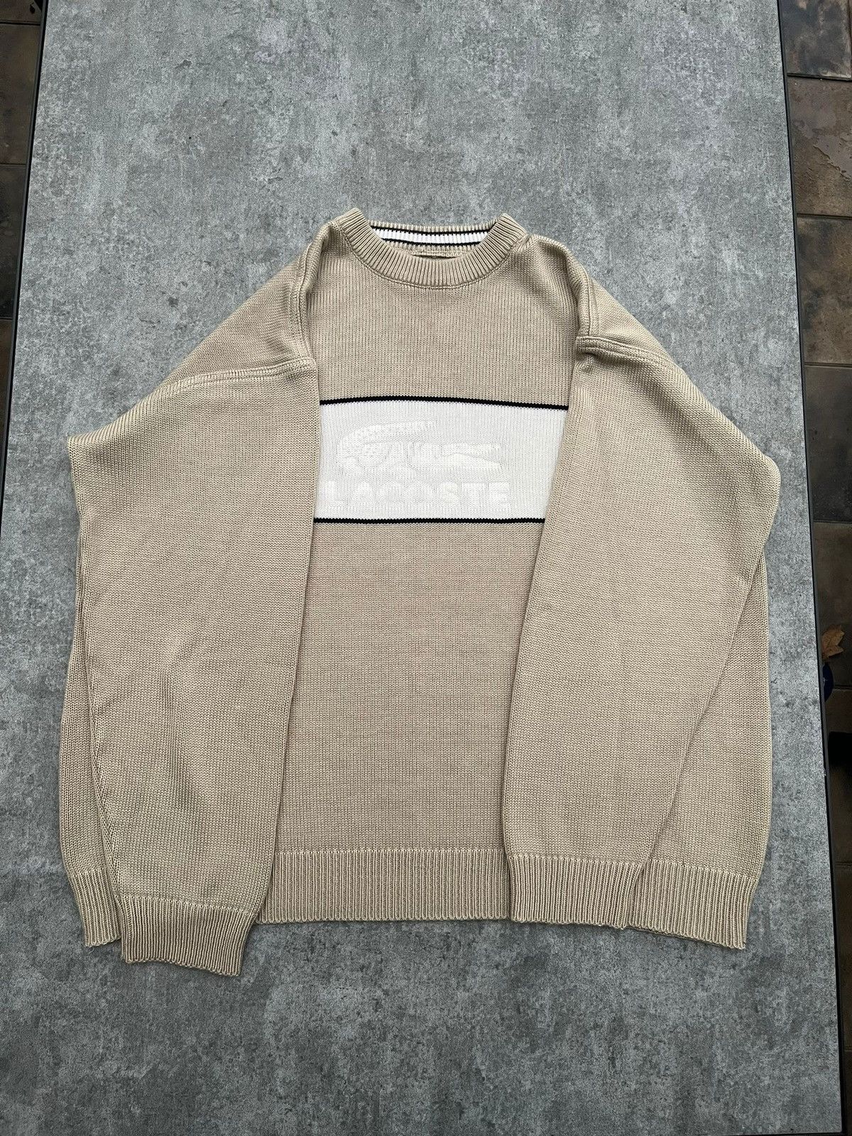 Lacoste Vintage Lacoste Sweater Size US L / EU 52-54 / 3 - 1 Thumbnail