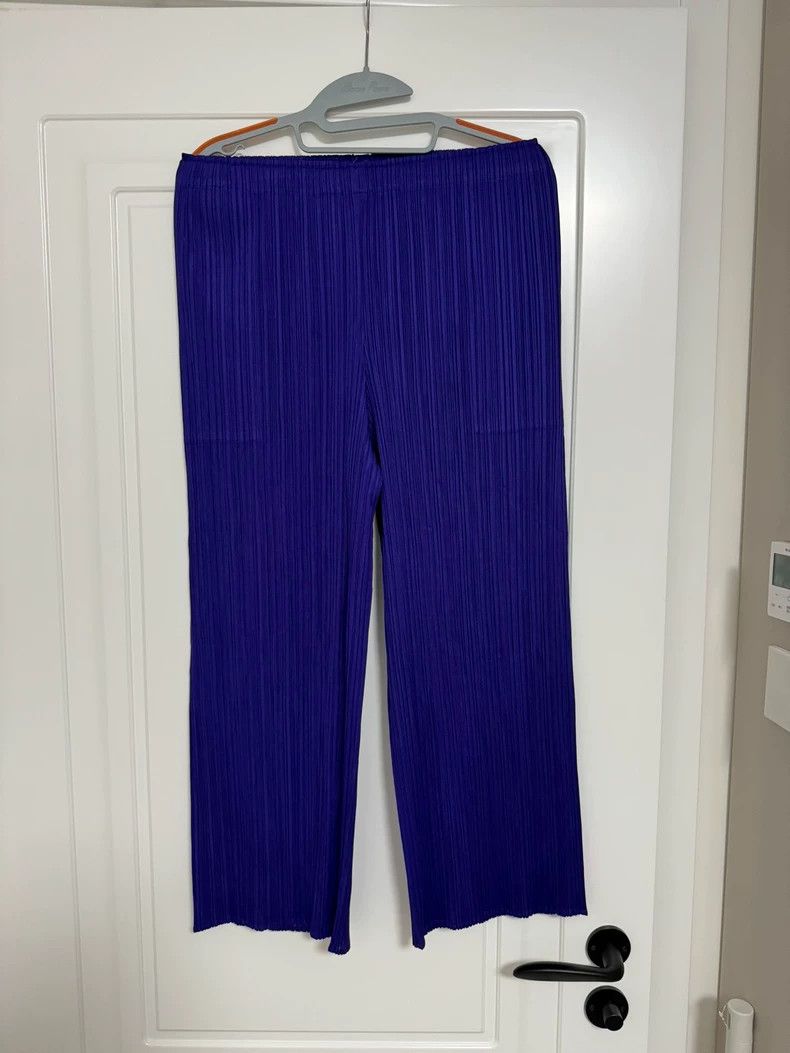 Issey Miyake issey miyake size:3 Blue trousers Size US 28 / EU 44 - 1 Thumbnail