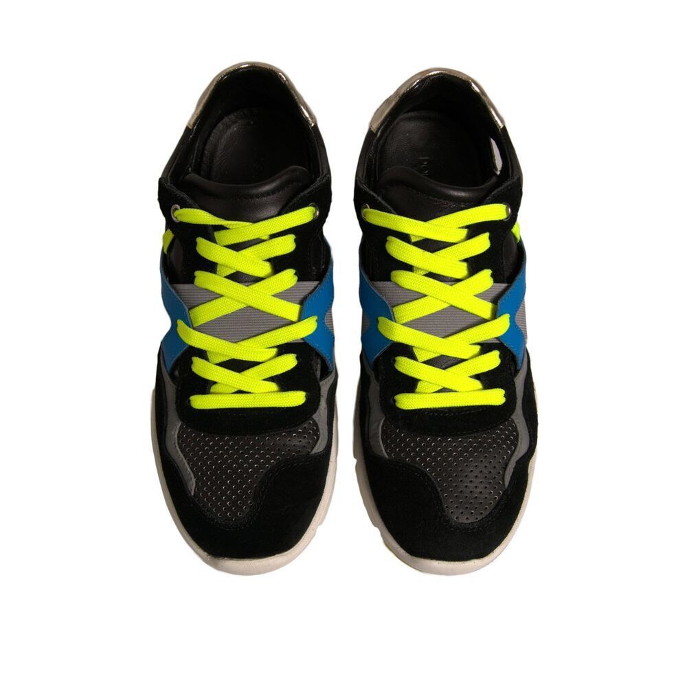 Dolce & Gabbana Dolce & Gabbana Multicolor Suede Low Top Sneakers Shoes Size US 6.5 / EU 39-40 - 3 Thumbnail